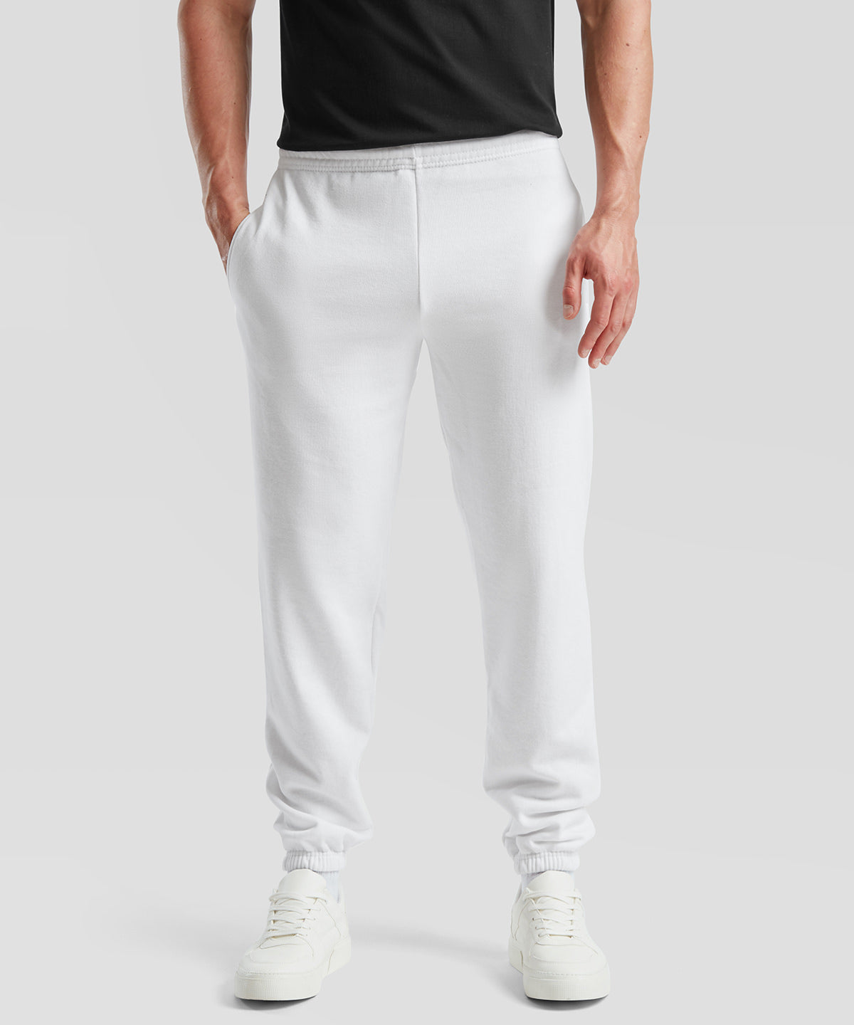 Classic 80/20 elasticated sweatpants - 2XL - White