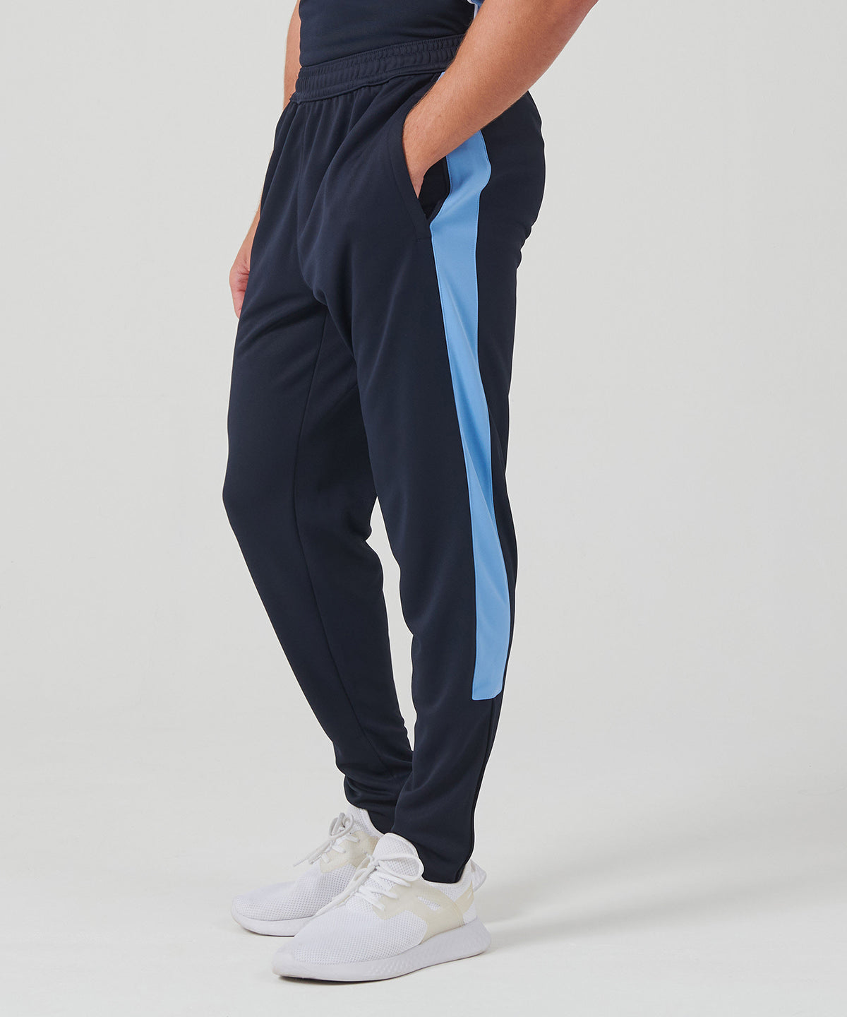 Knitted tracksuit pants - 4XL - Navy*