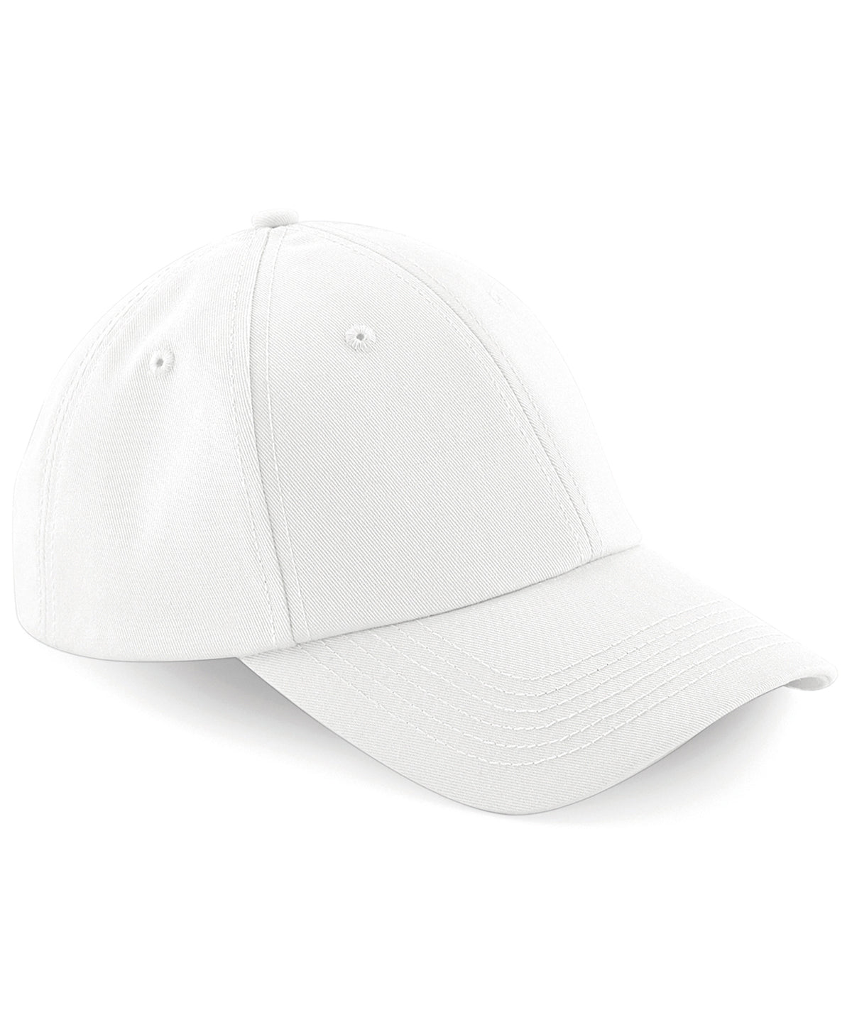 Authentic Baseball Cap One Size Classic Design Soft Comfortable Fit Soft White