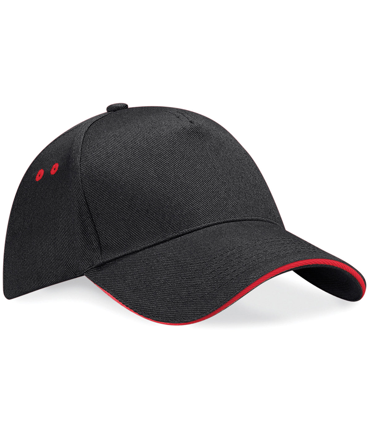 Ultimate 5-panel cap with sandwich peak, one size fits all, stylish and versatile design White/French Navy