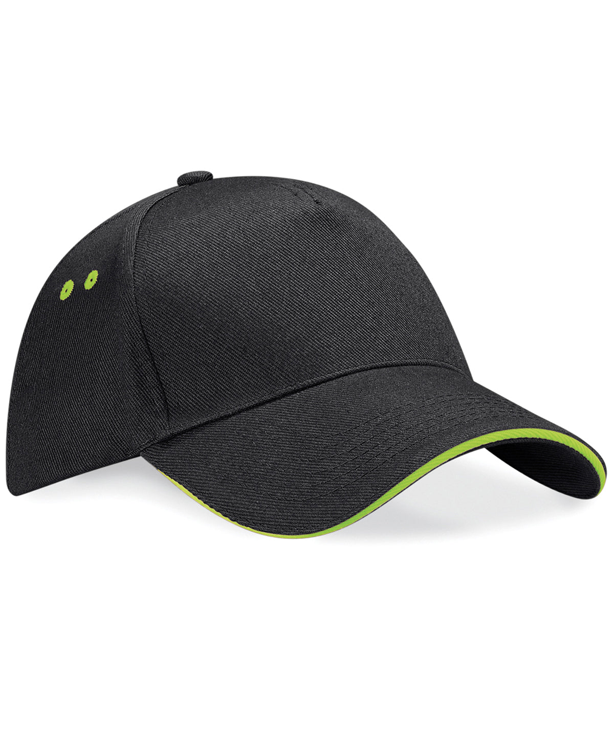 Ultimate 5-panel cap with sandwich peak, one size fits all, stylish and versatile design White/French Navy