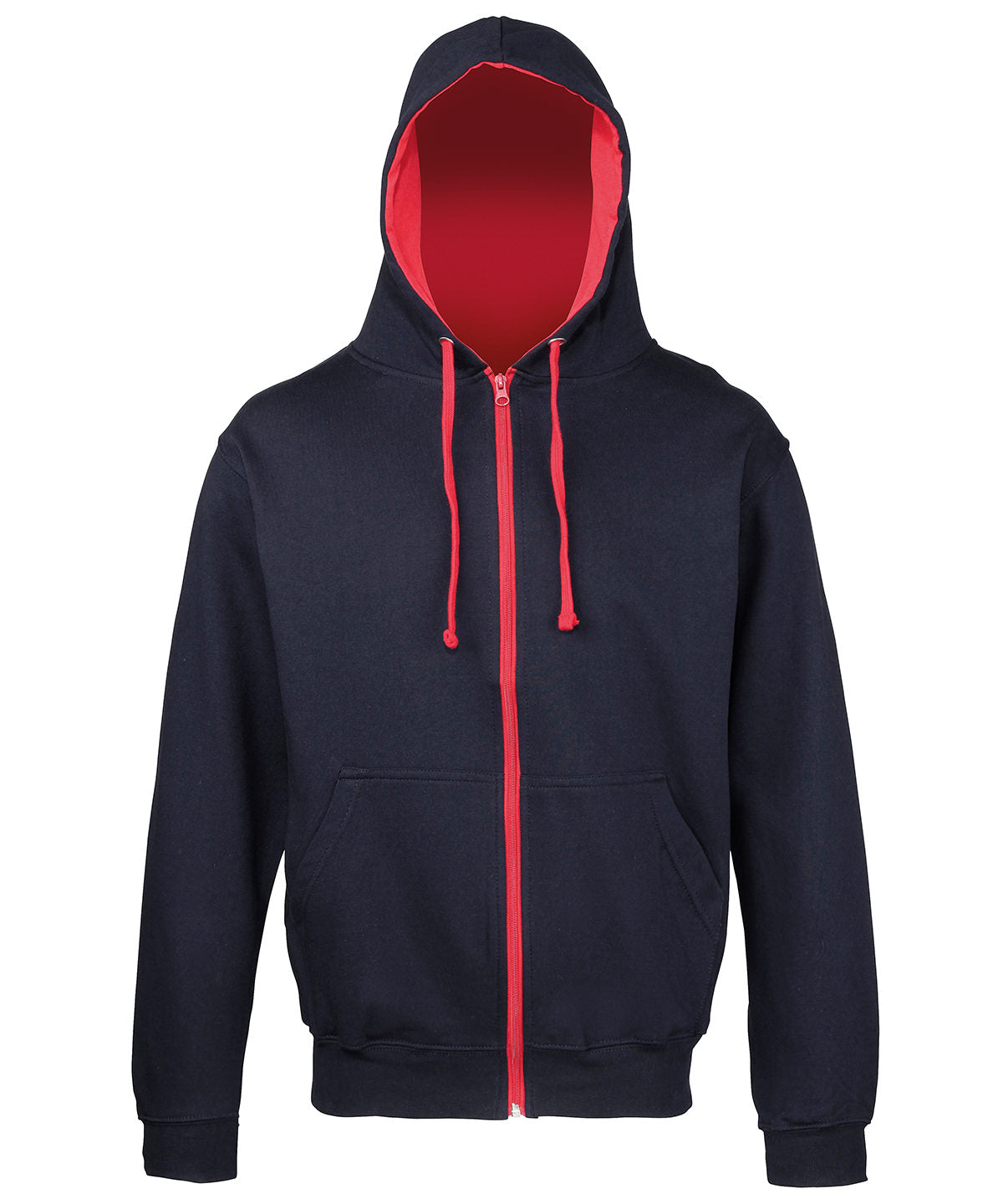 Varsity zoodie - Unisex premium hoodie with varsity-style contrast panels