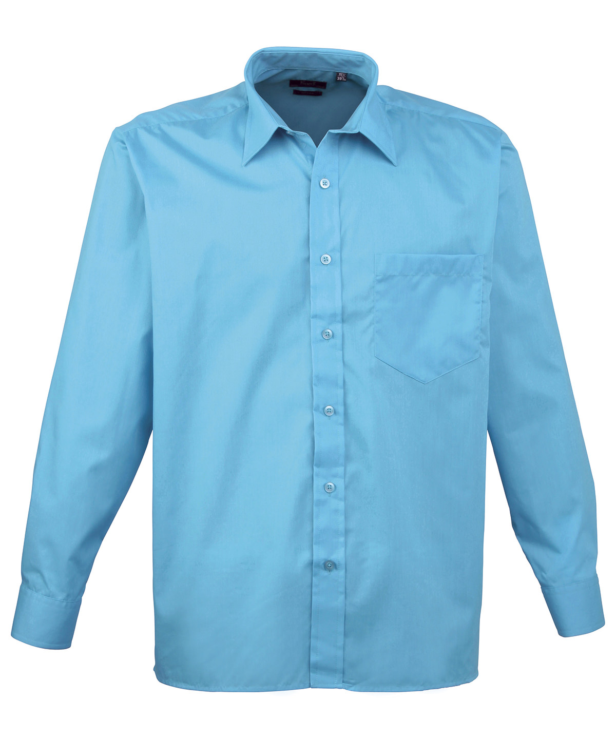 Long sleeve poplin shirt – classic tailored poplin for everyday wear, soft breathable