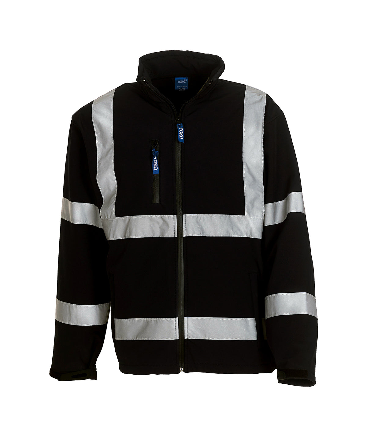 Hi-vis softshell jacket (HVK09) - High Visibility Safety Softshell Jacket for Work