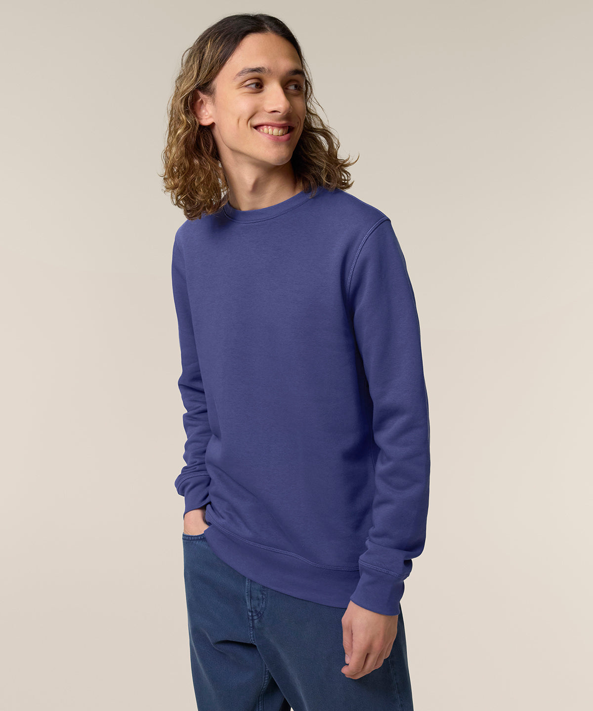 Roller unisex crew neck sweatshirt (STSU868) - XL - Royal Blue