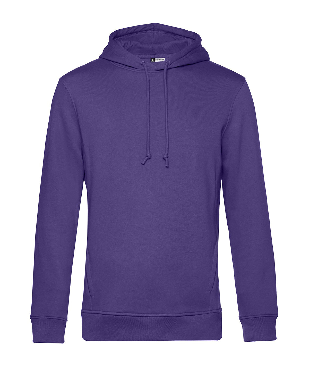 B&C Inspire Hooded Classic Unisex Pullover Sweatshirt � Premium Cotton Blend Radiant Purple / XL