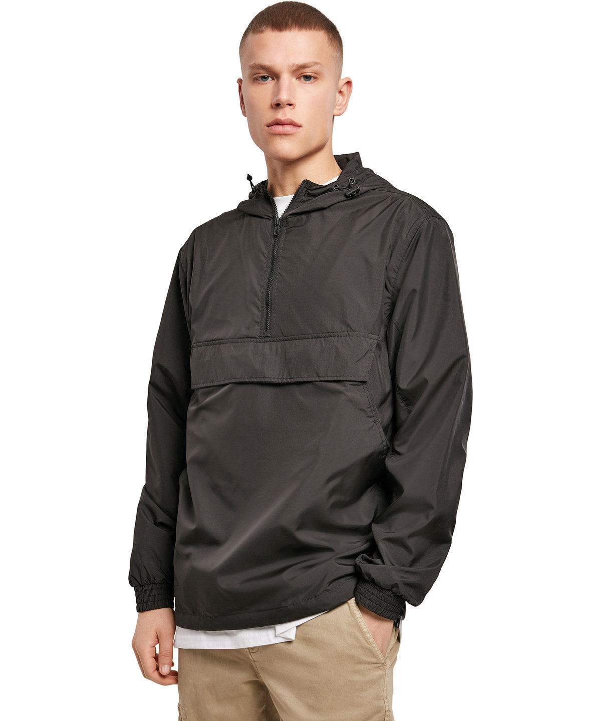 Basic Pullover Jacket Available in Multiple Sizes and Colors Olive / XL