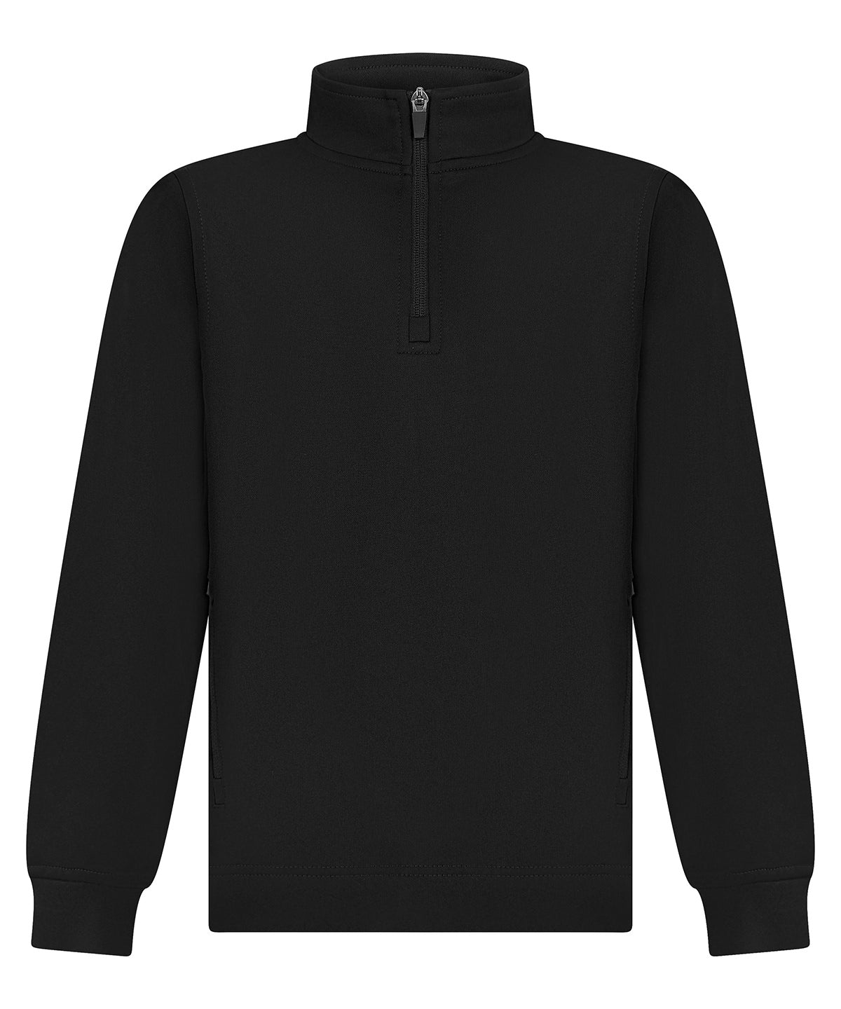 Kids �-tracksuit top - Classic Youth Sports Pullover with Quarter Zip Neck Navy/White / 5/6 Years