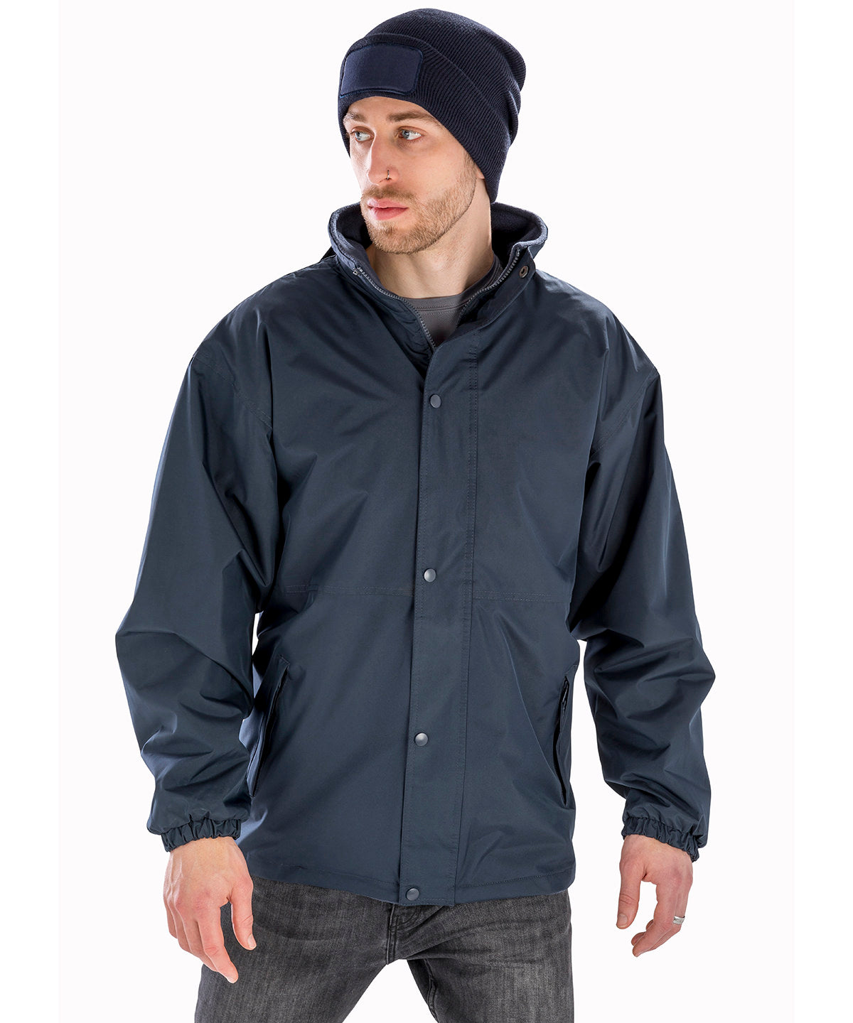 Reversible StormDri 4000 Jacket Durable Weather-Resistant Outerwear for All Seasons Burgundy/Camel / 2XL