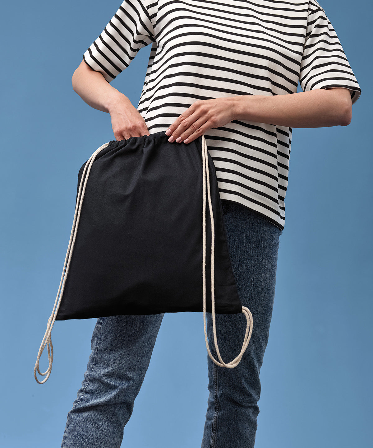 Gymsac with cords - Classic drawstring gym bag for everyday use and easy storage