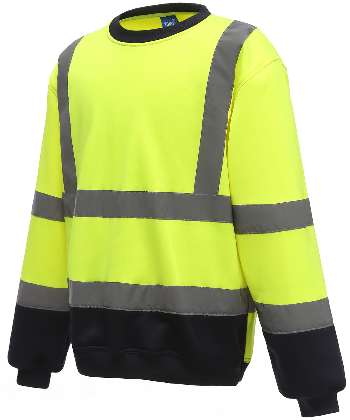 Hi-vis sweatshirt (HVJ510) - High Visibility Safety Workwear Sweatshirt with Reflective
