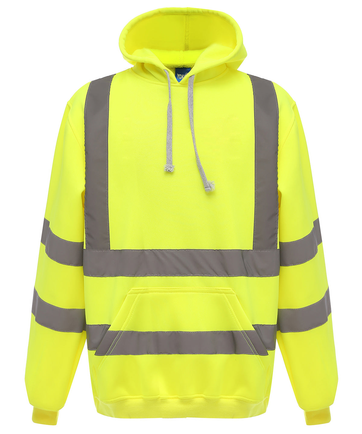 Hi-vis pull-over hoodie (HVK05) - High Visibility Workwear Pullover Hoodie