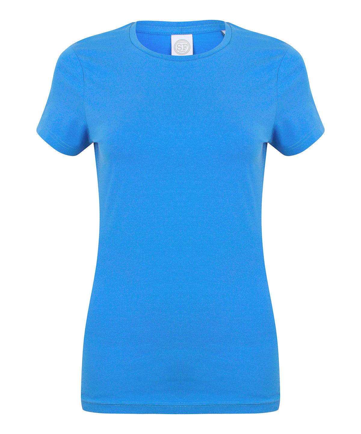 Feel good women's stretch t-shirt - M - Heather Blue