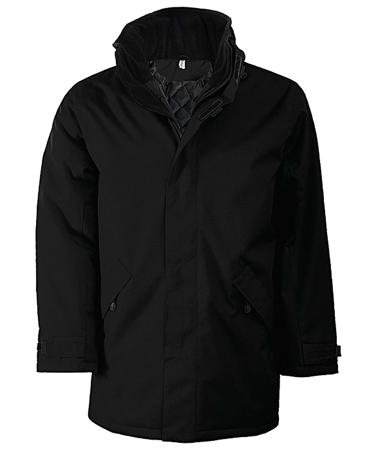 Quilted parka - M - Black/Black*�