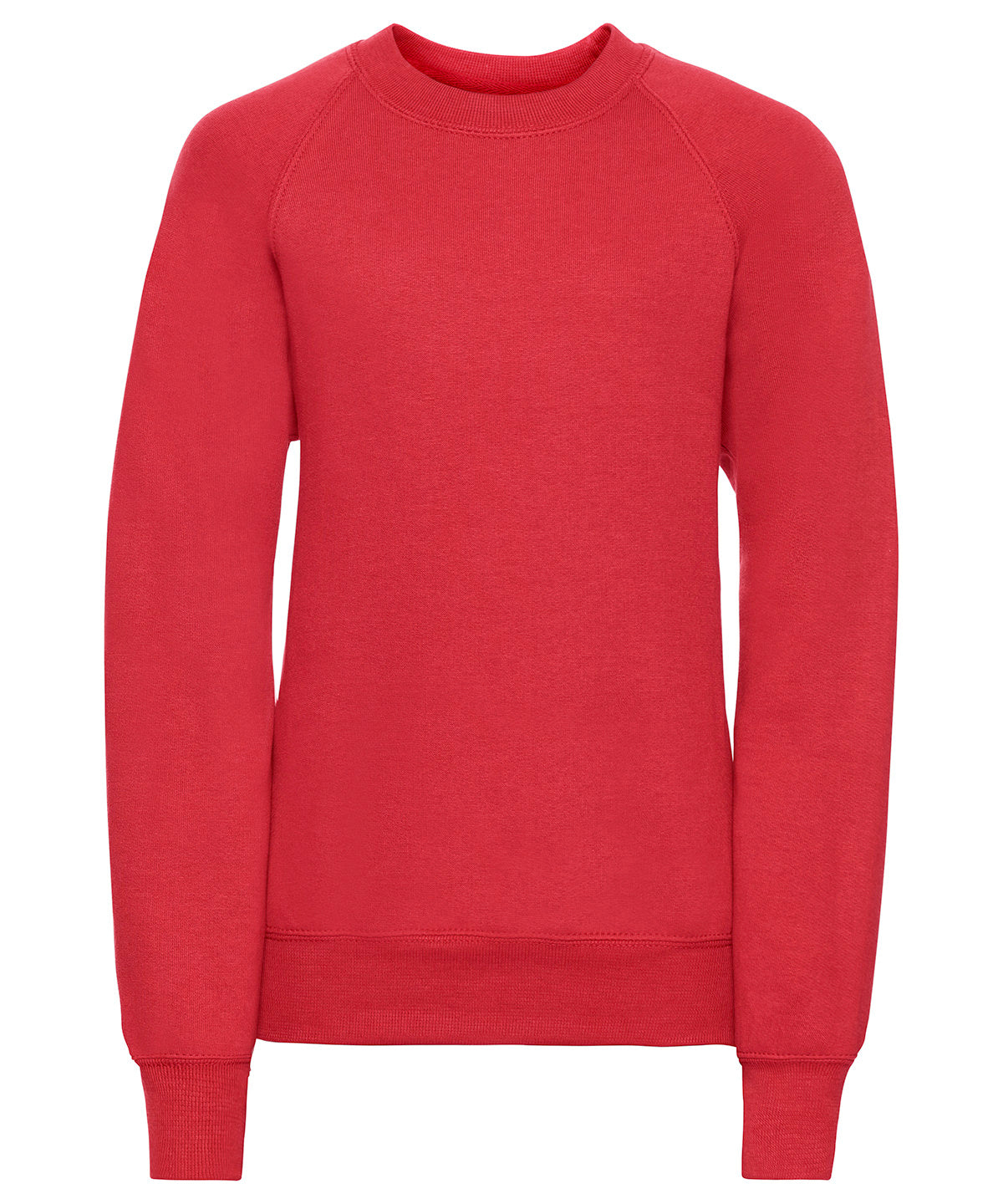 Kids raglan sleeve sweatshirt in bright colors for ages 1 to 12 years