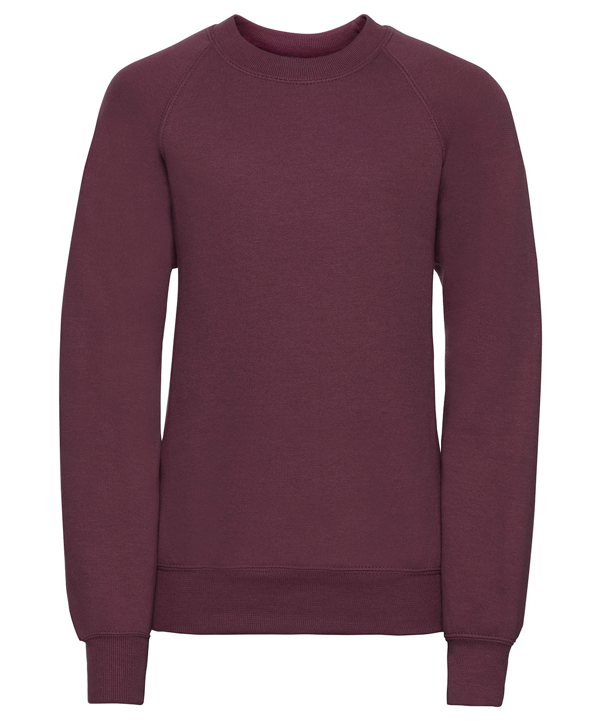 Kids raglan sleeve sweatshirt for children in multiple sizes and colors