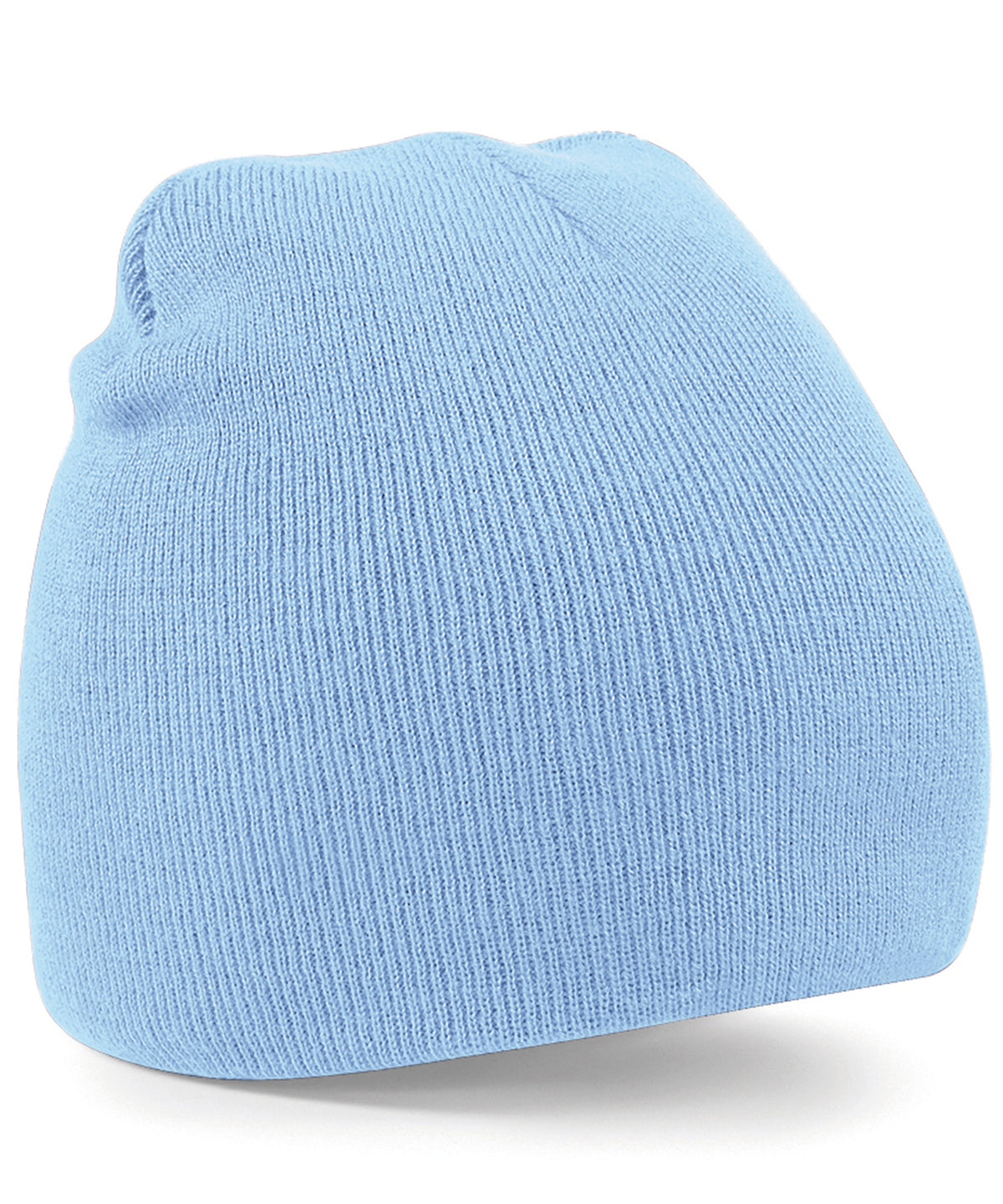 Two-tone pull-on beanie in one size with a stylish and comfortable fit for all-day wear