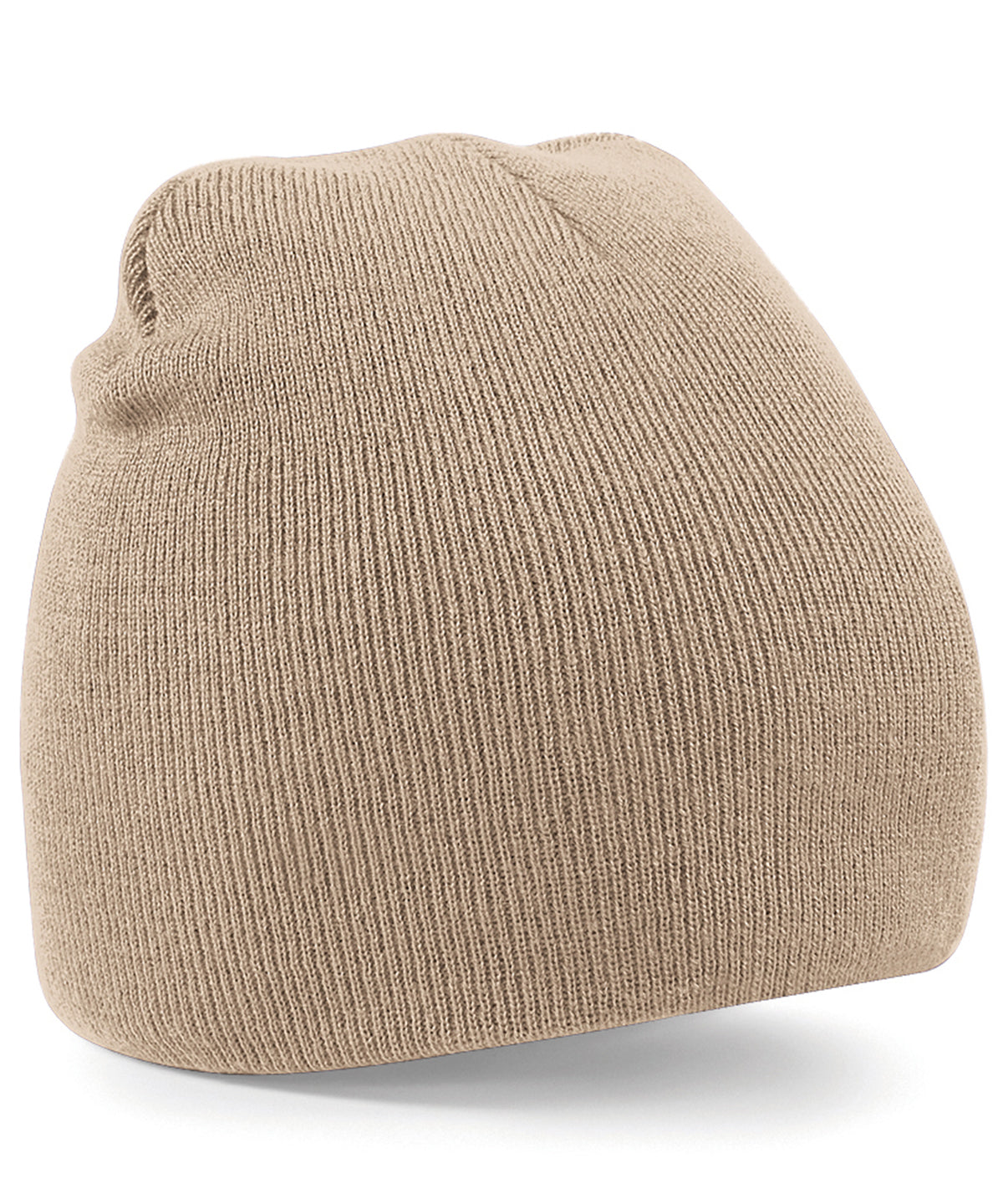 Two-tone pull-on beanie in one size with a stylish and comfortable fit for all-day wear