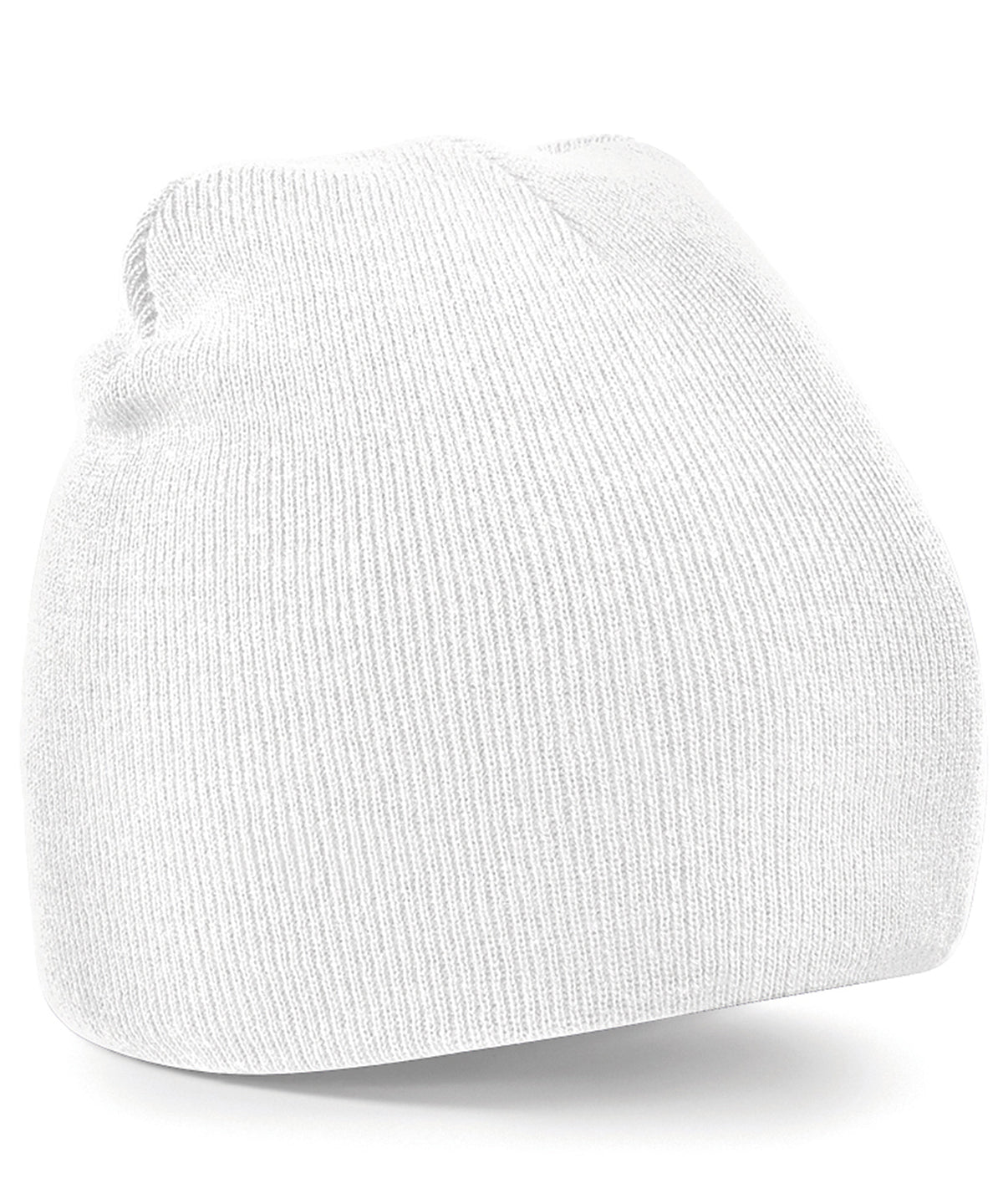 Two-tone pull-on beanie in one size with a stylish and comfortable fit for all-day wear