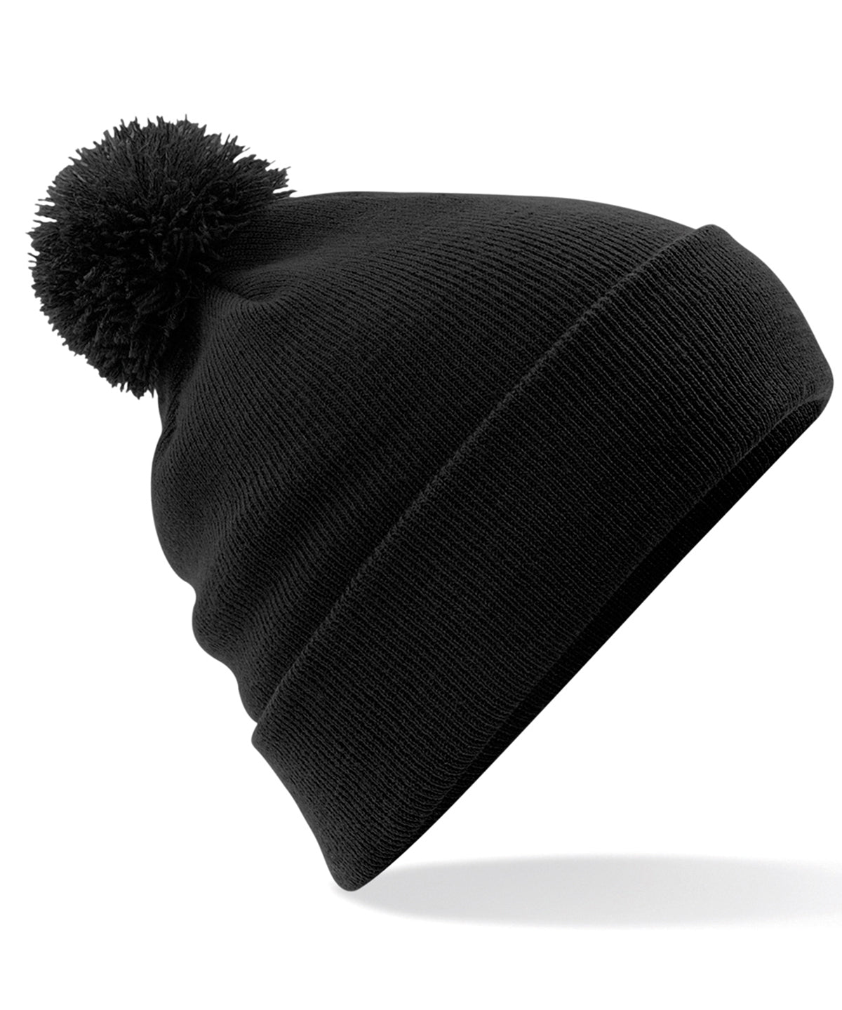 Original Pom Pom Beanie - One Size Classic Knit Hat with Soft Pom Pom Detail