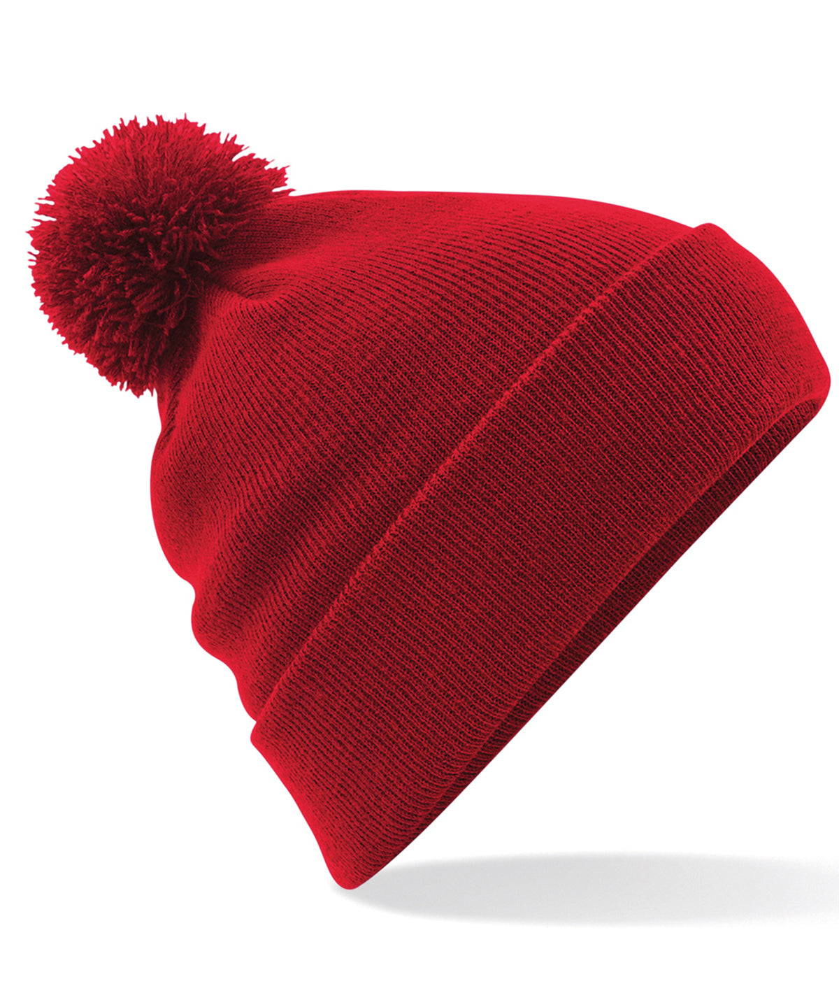 Original Pom Pom Beanie - One Size Classic Knit Hat with Soft Pom Pom Detail