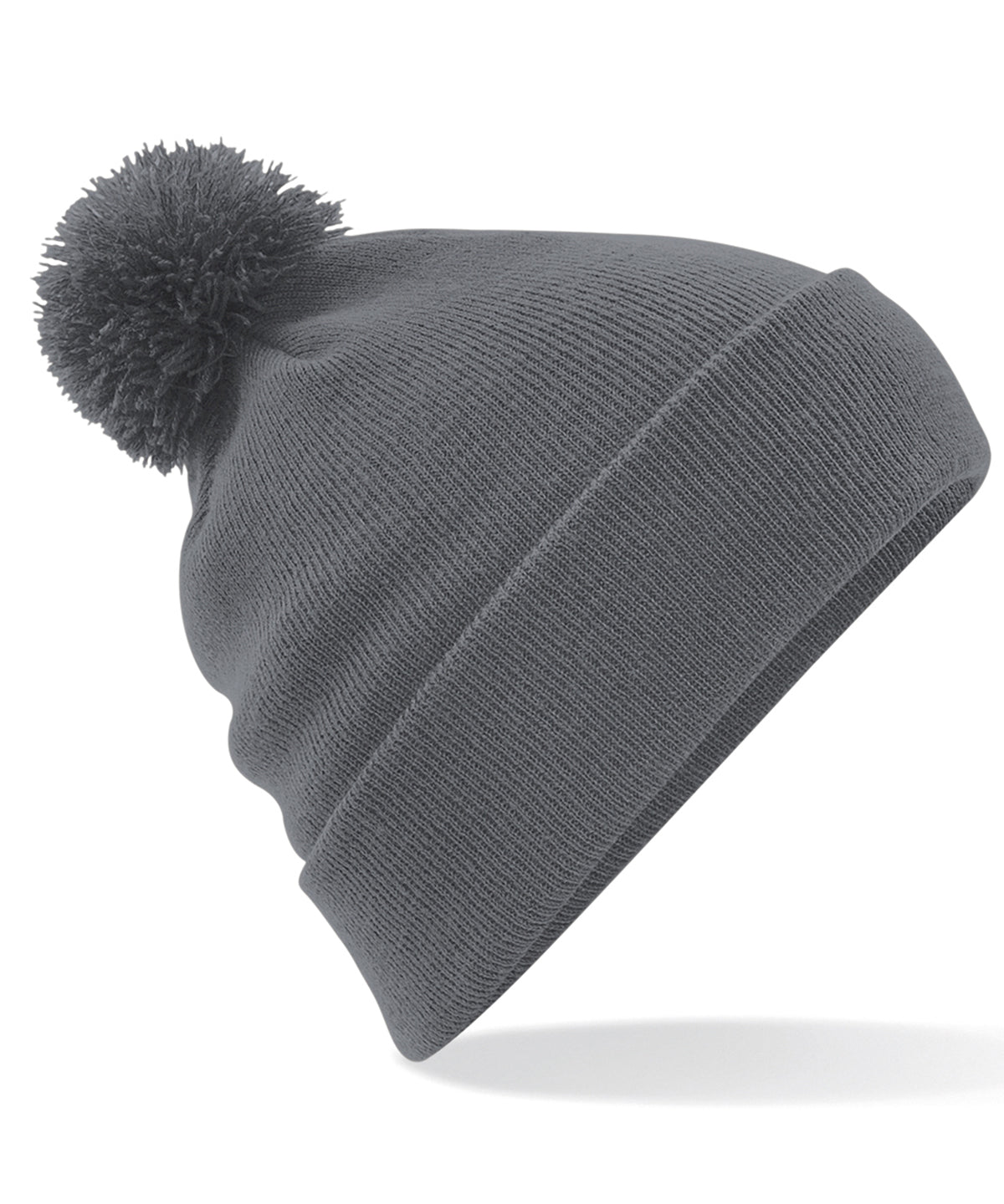 Original Pom Pom Beanie - One Size Classic Knit Hat with Soft Pom Pom Detail