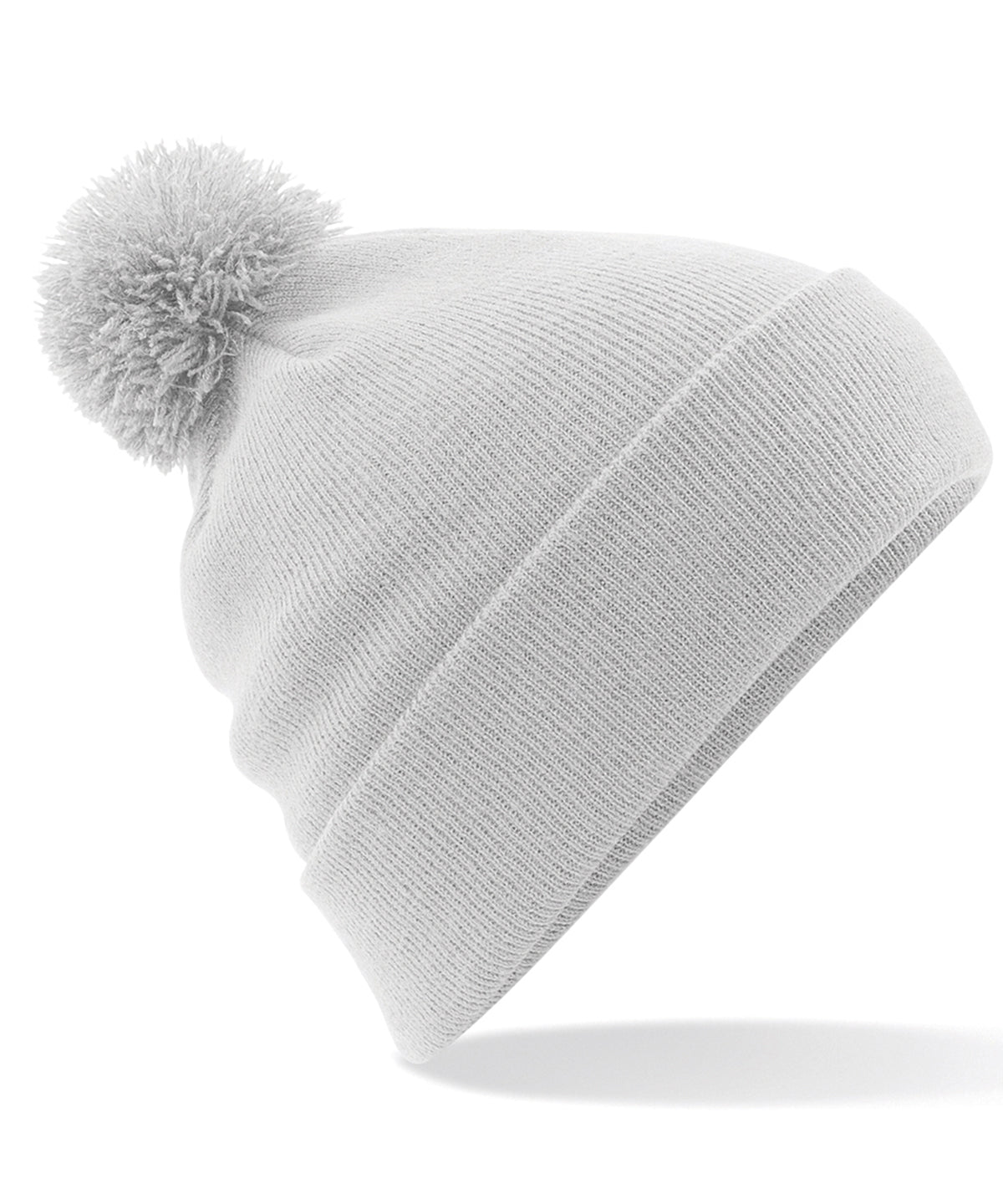 Original Pom Pom Beanie - One Size Classic Knit Hat with Soft Pom Pom Detail