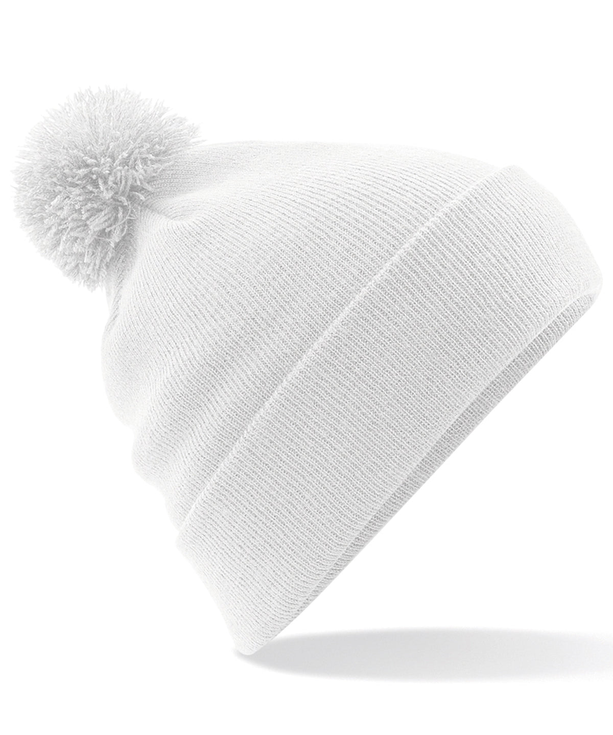 Original Pom Pom Beanie - One Size Classic Knit Hat with Soft Pom Pom Detail