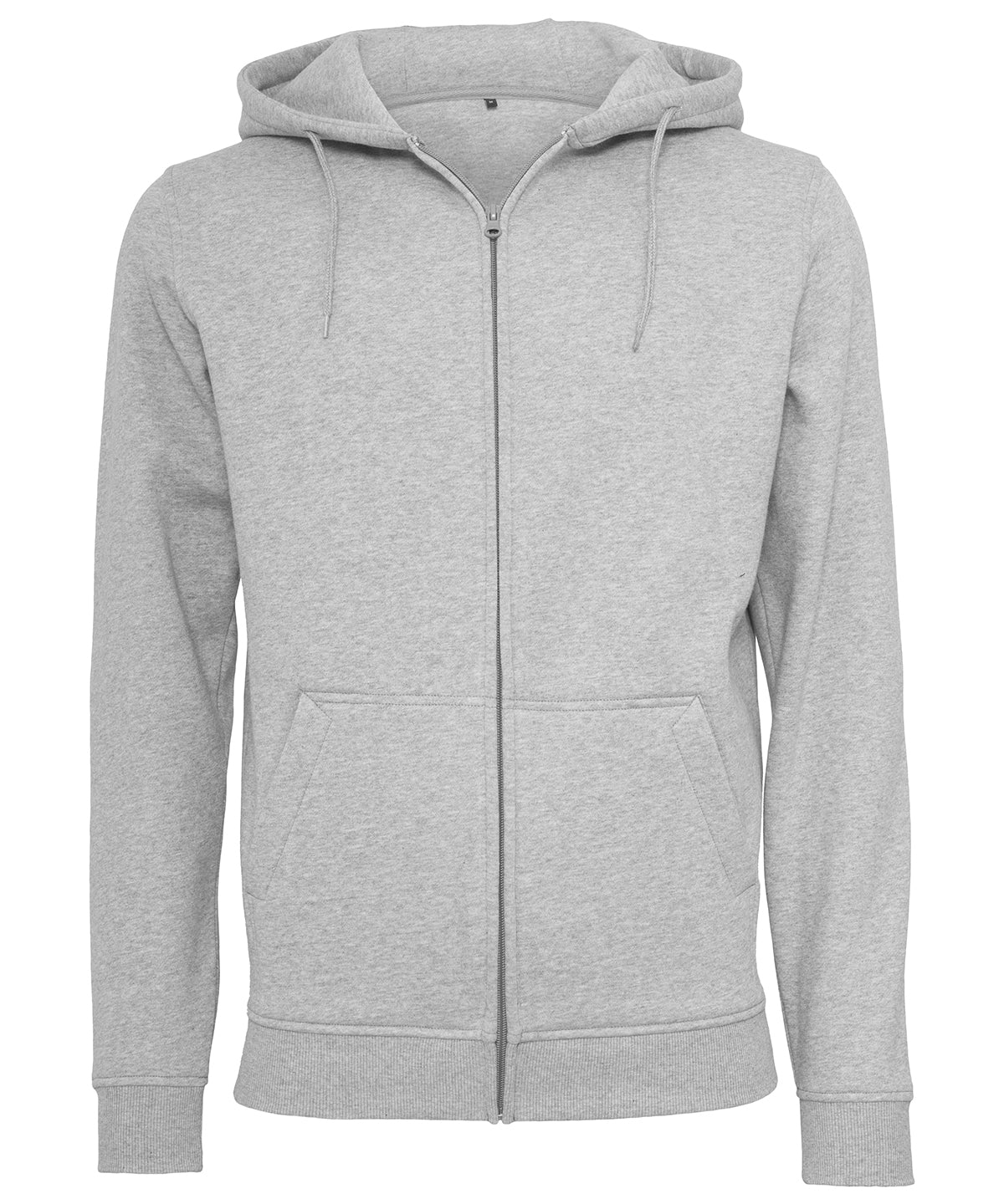 Heavy zip hoodie - 3XL - Heather Grey