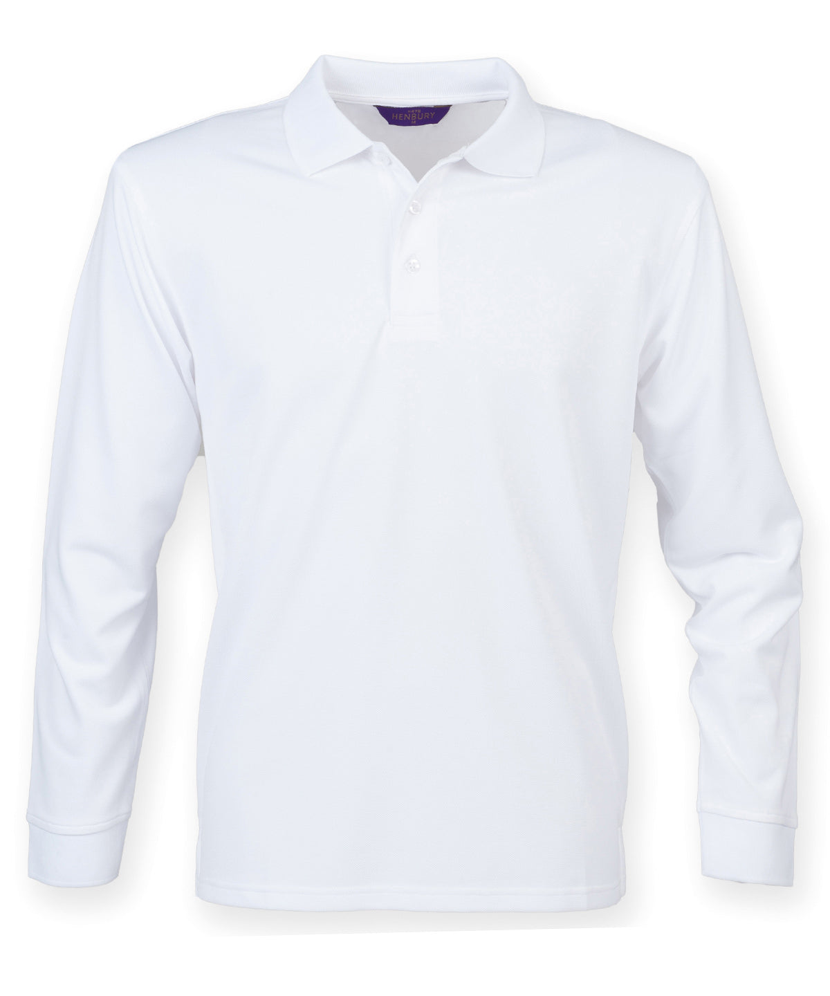 Long sleeve Coolplus® polo shirt - L - White*