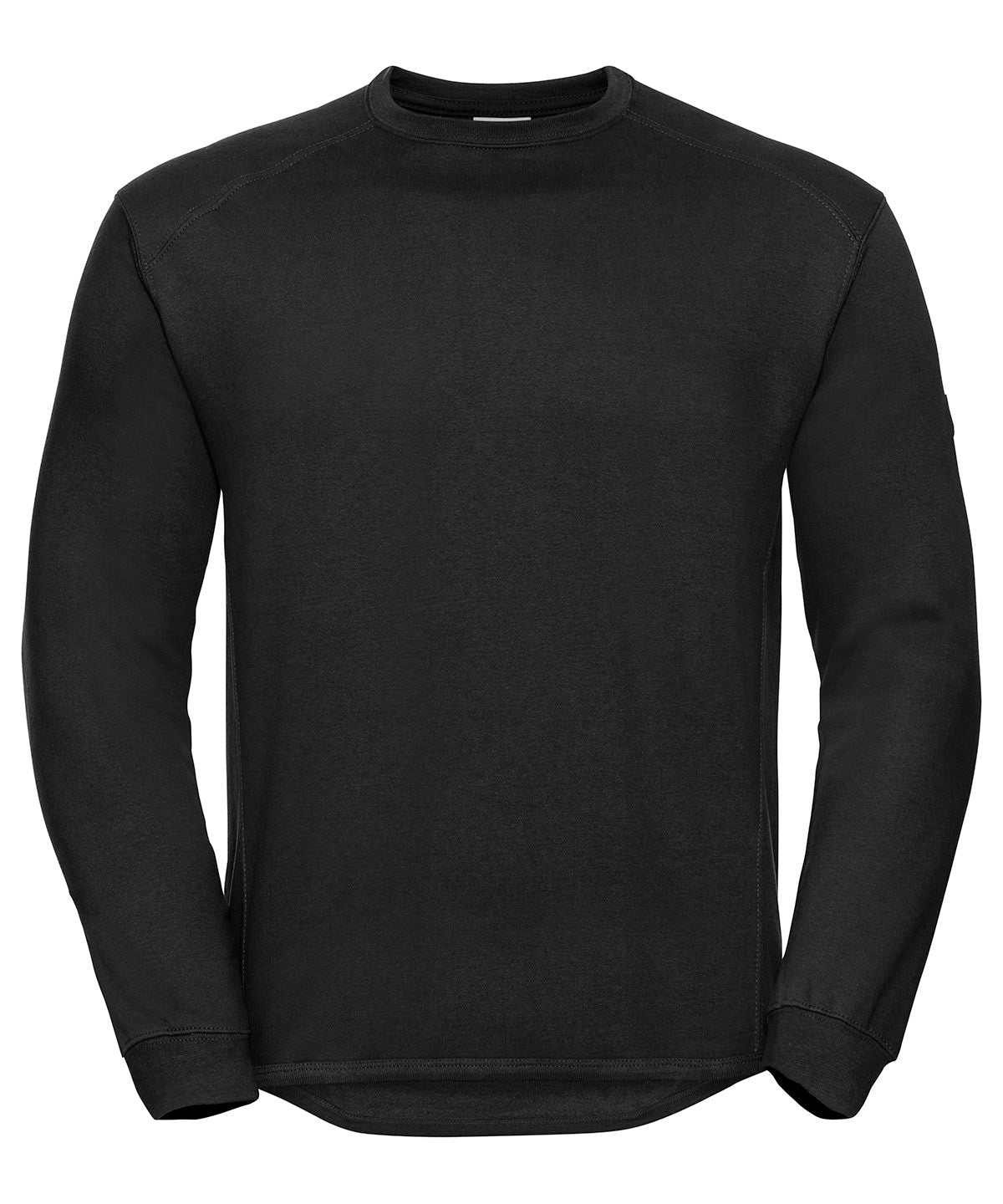 Heavy-duty crew neck sweatshirt available in multiple sizes and colors