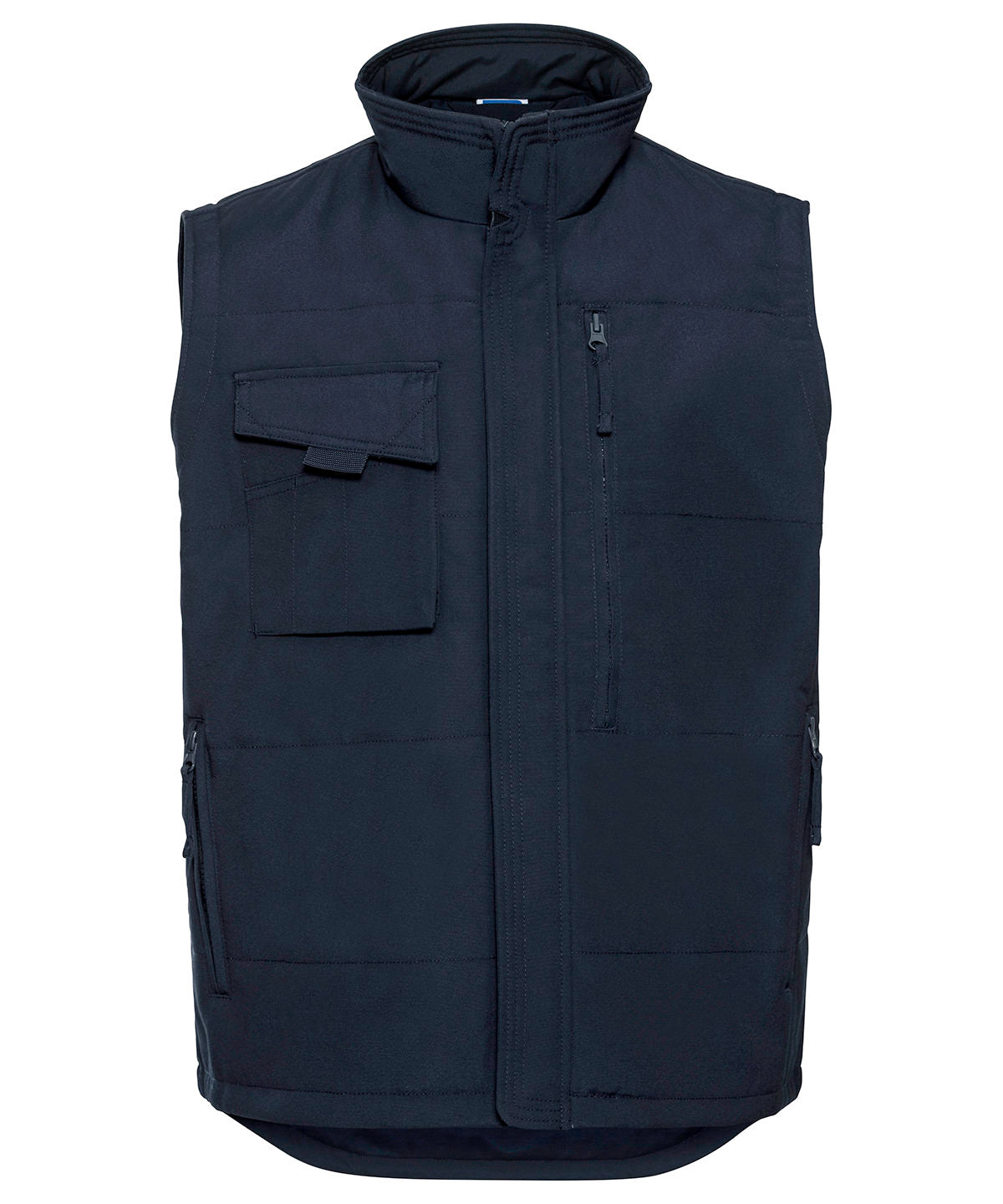 Heavy-duty gilet available in multiple sizes and colors for durable performance and comfort