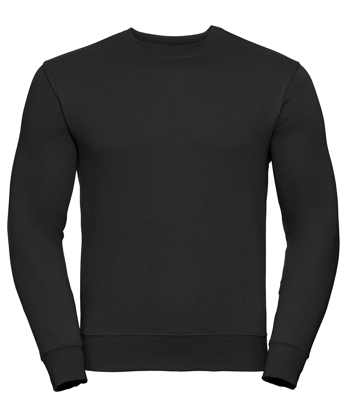 Set-in sleeve sweatshirt - 2XL - Black*†