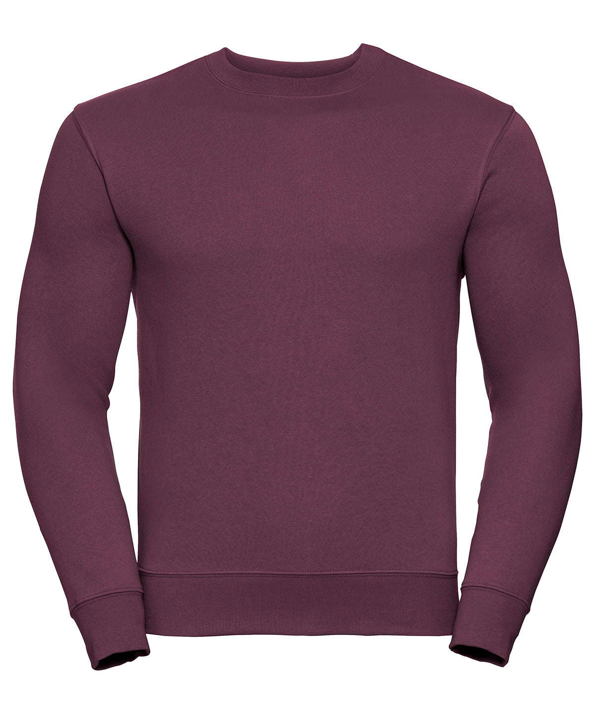 Set-in sleeve sweatshirt - M - Burgundy