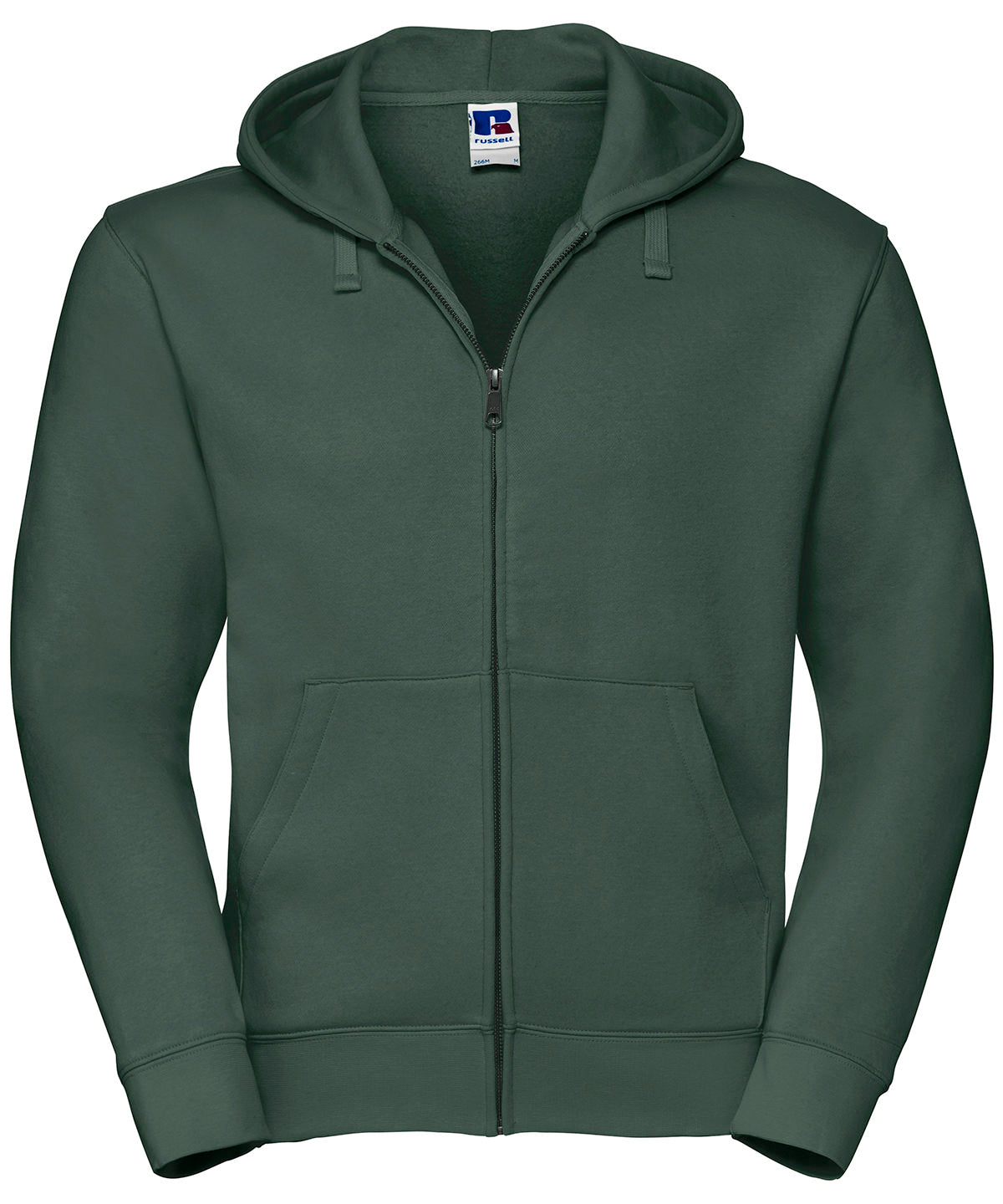 Authentic zipped hooded sweat - 2XL - Bottle Green