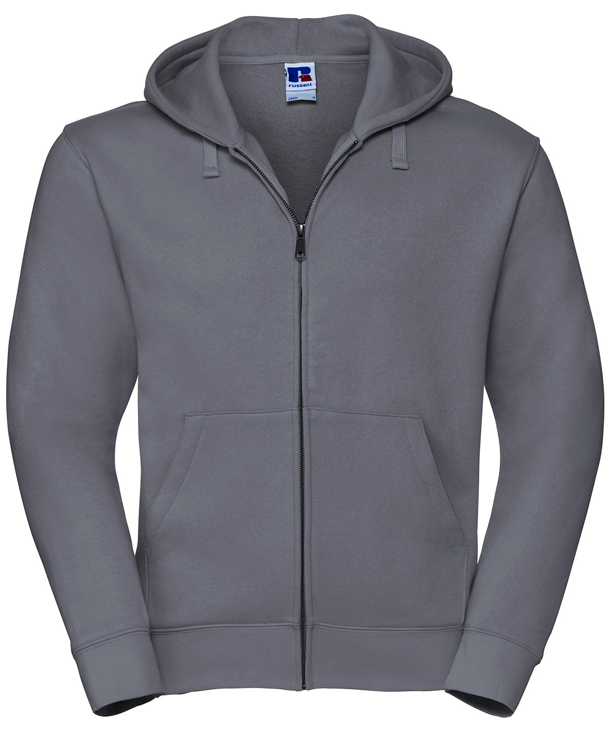 Authentic zipped hooded sweat - S - Convoy Grey*