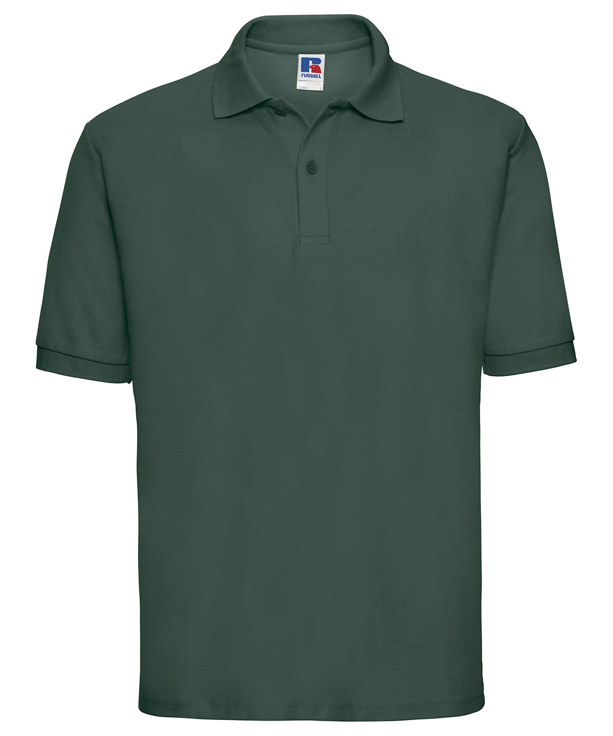 Classic polycotton polo - XS - Bottle Green*