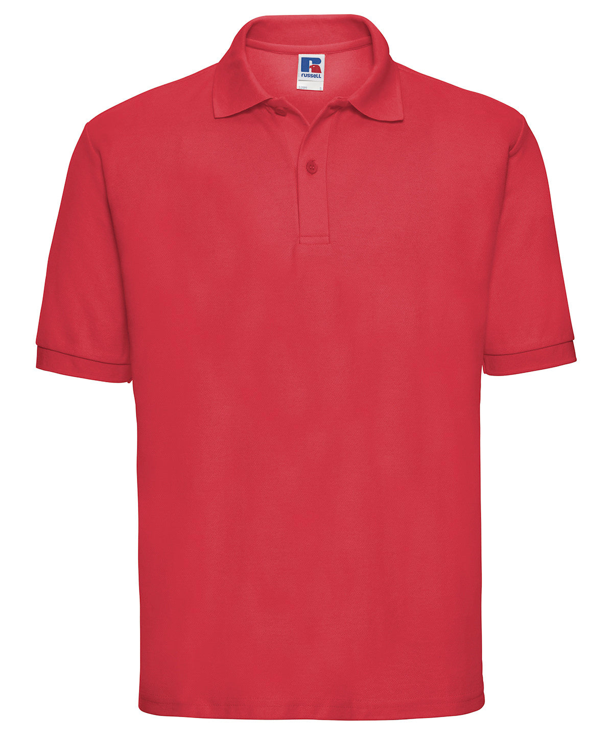 Classic polycotton polo - XL - Bright Red
