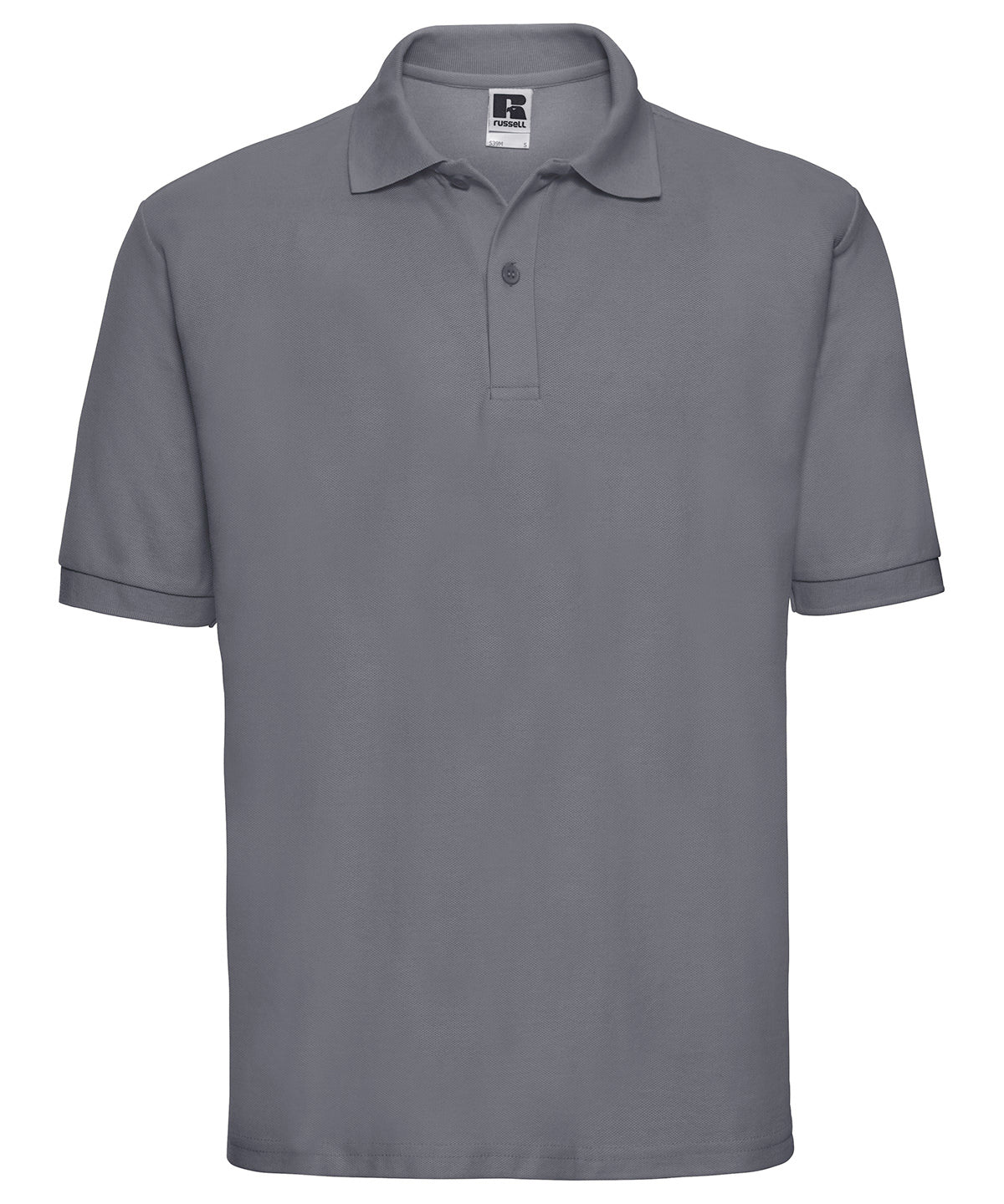 Classic polycotton polo - M - Convoy Grey