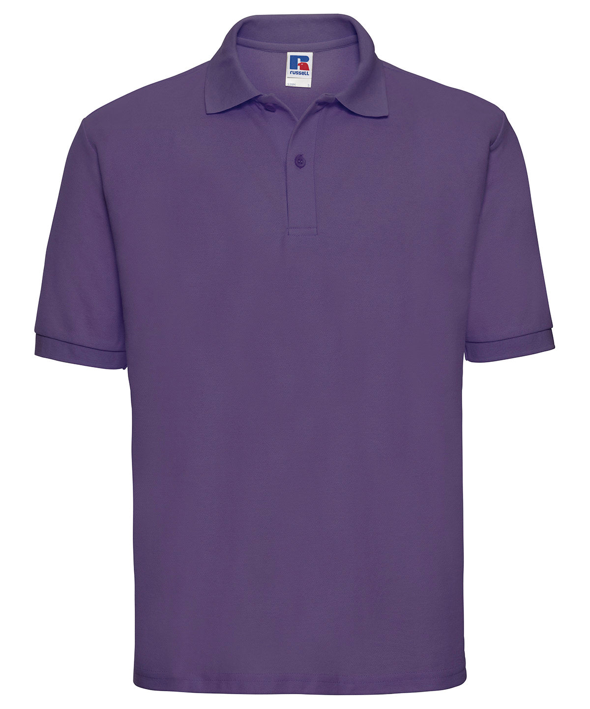 Classic polycotton polo - XS - Purple