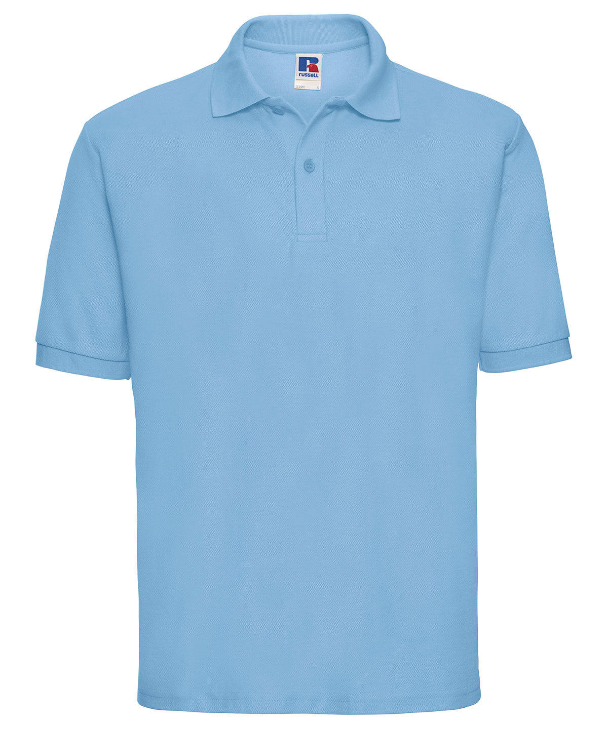 Classic polycotton polo - XS - Sky