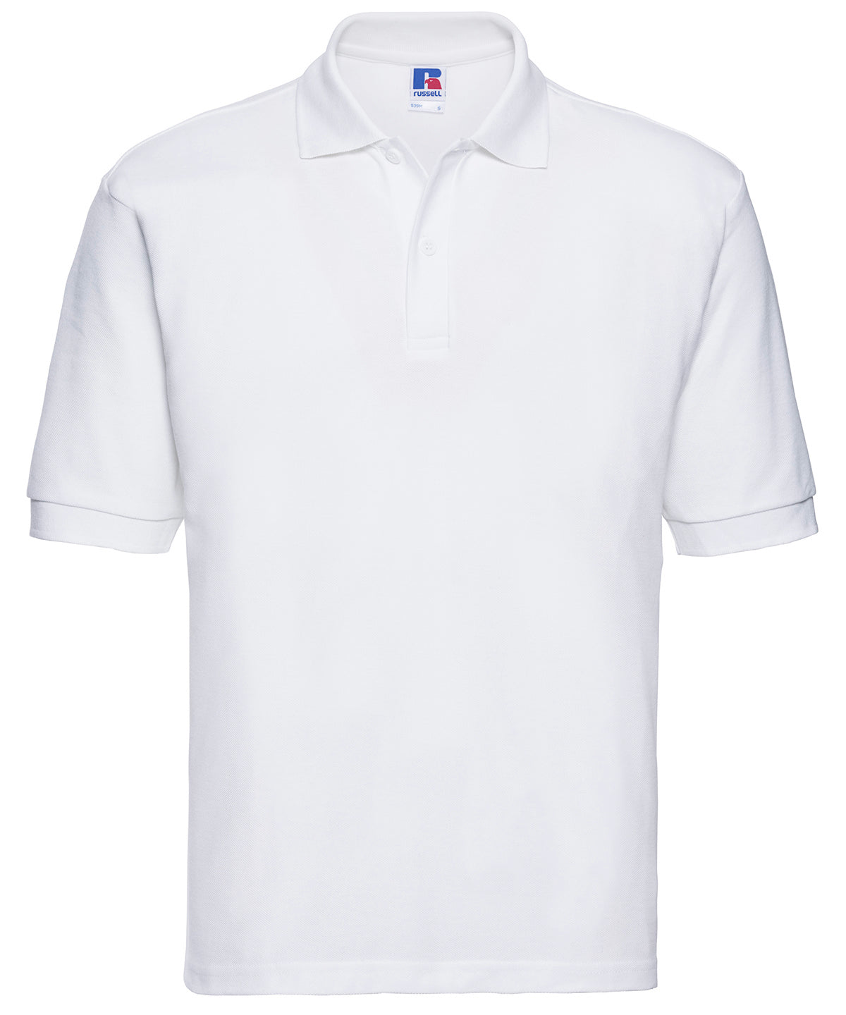 Classic polycotton polo - L - White*†