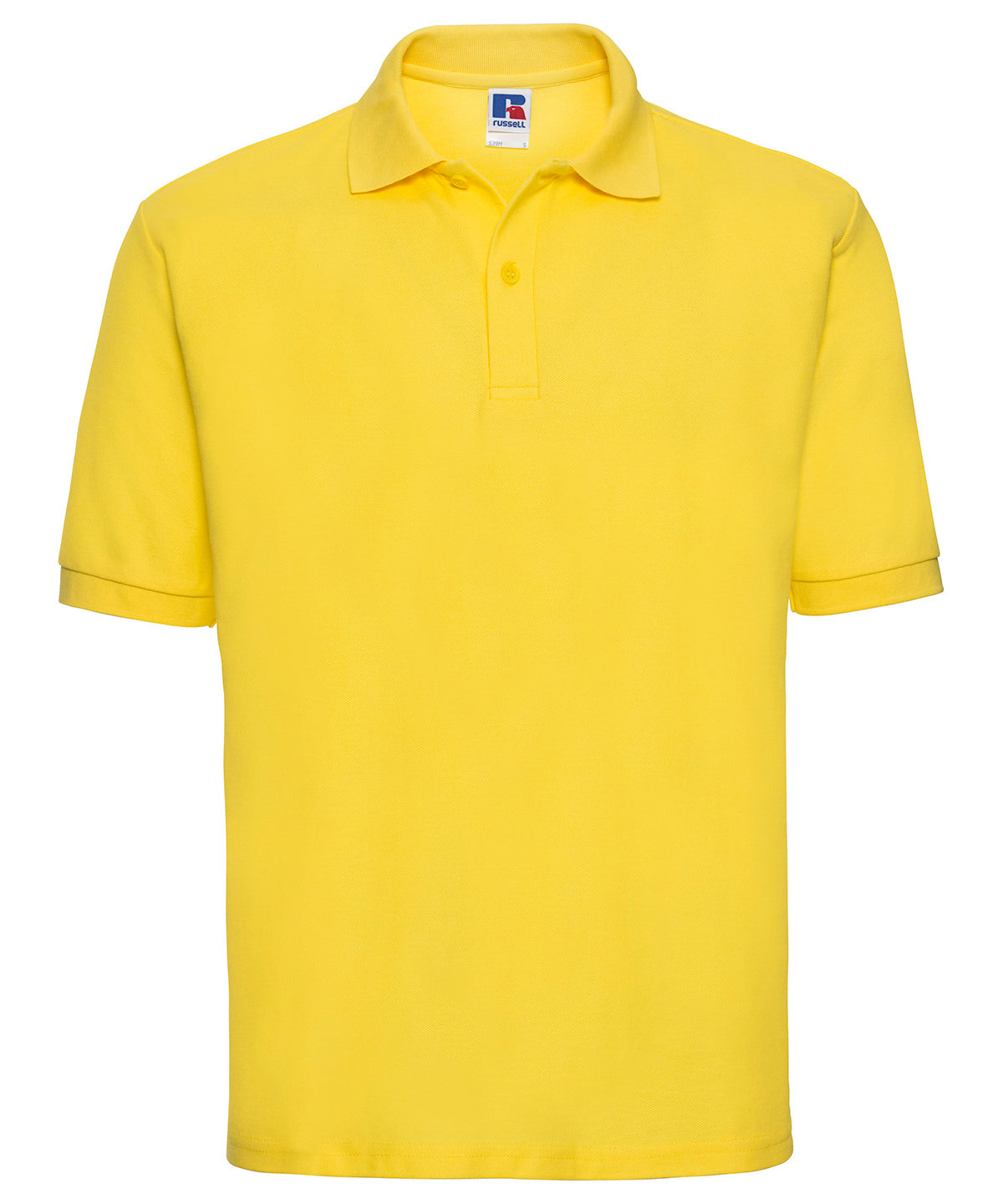 Classic polycotton polo - XL - Yellow