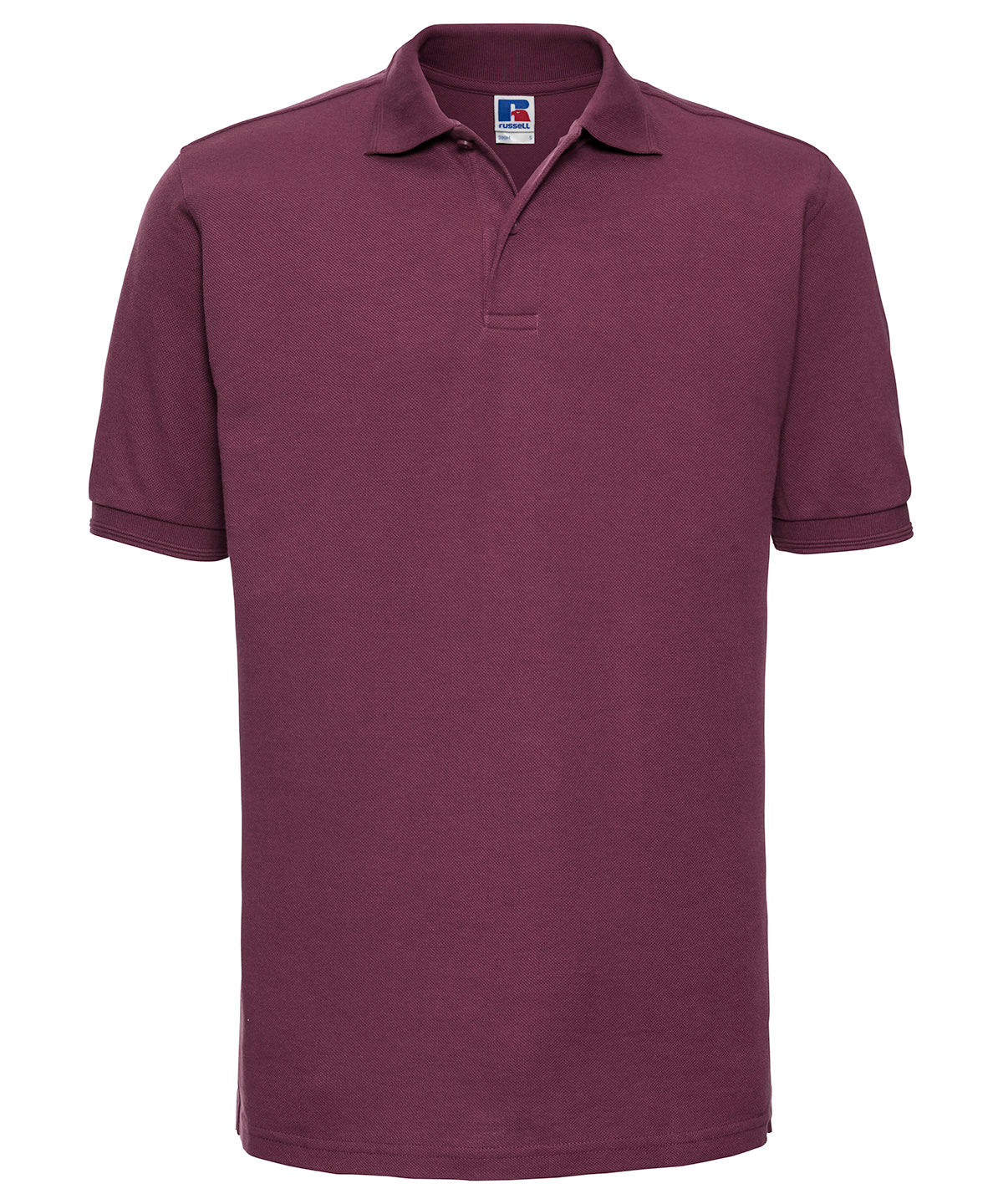 Hard-wearing 60°C wash polo - L - Burgundy