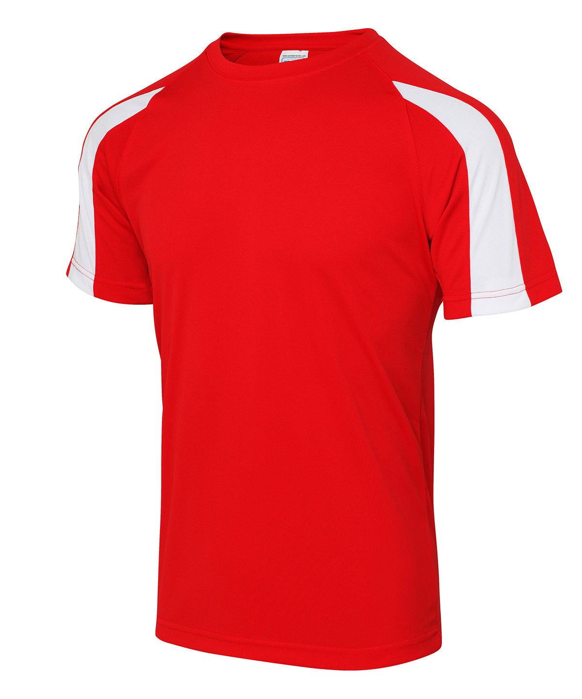 Contrast cool T - L - Fire Red/Arctic White