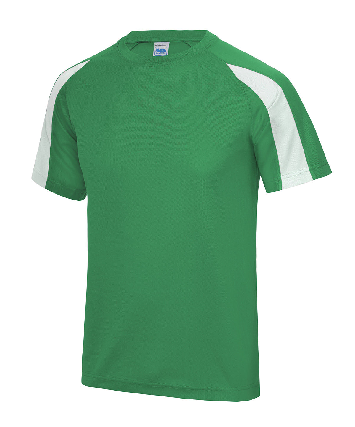 Contrast cool T - S - Kelly Green/Arctic White