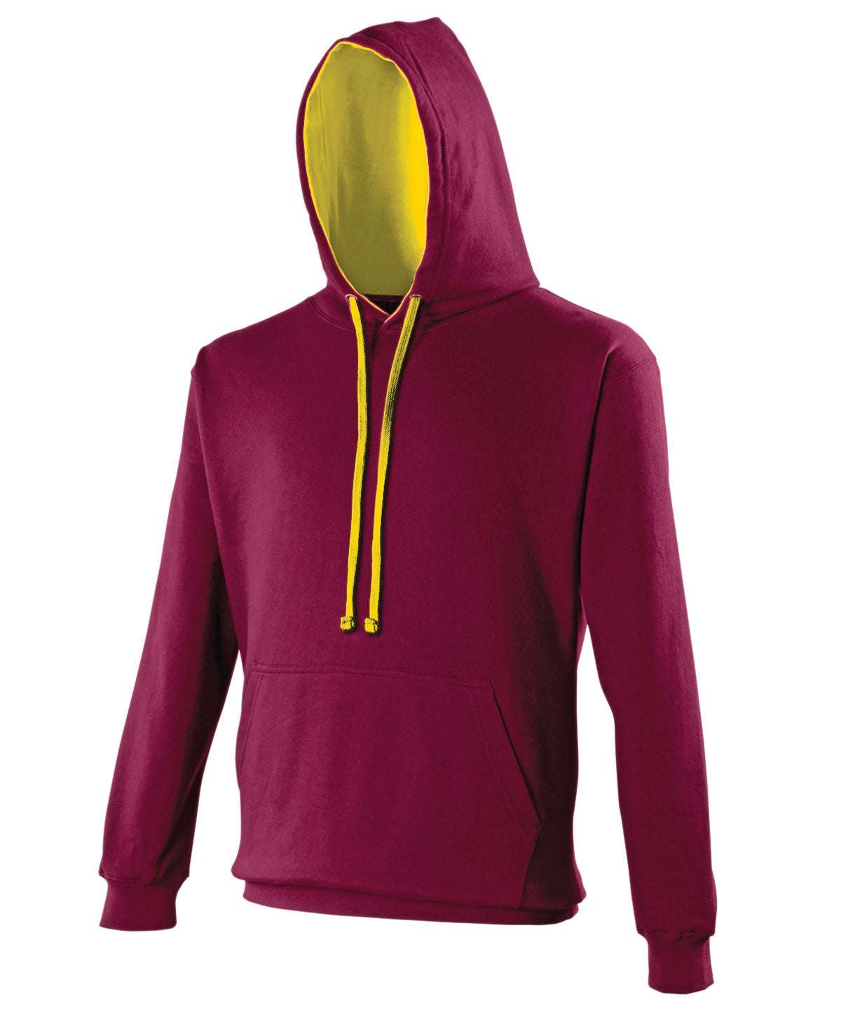 Varsity hoodie - S - Burgundy/Gold