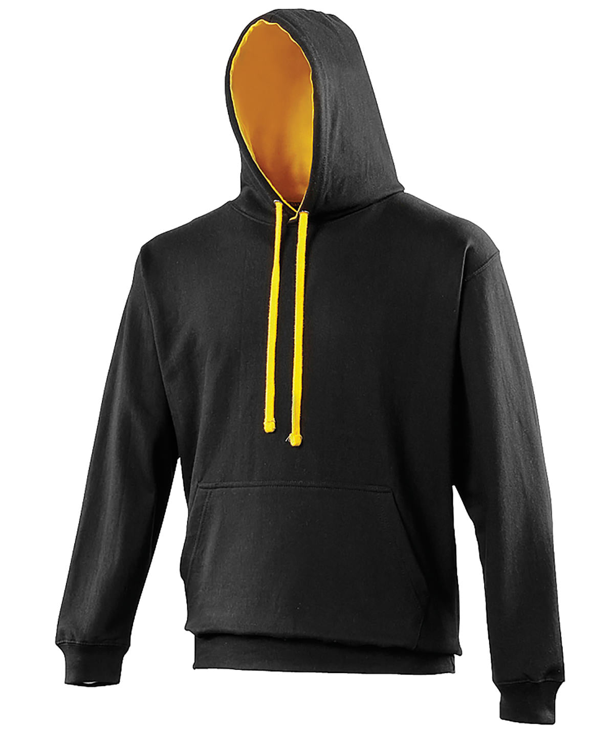 Varsity hoodie - M - Jet Black/Gold†*