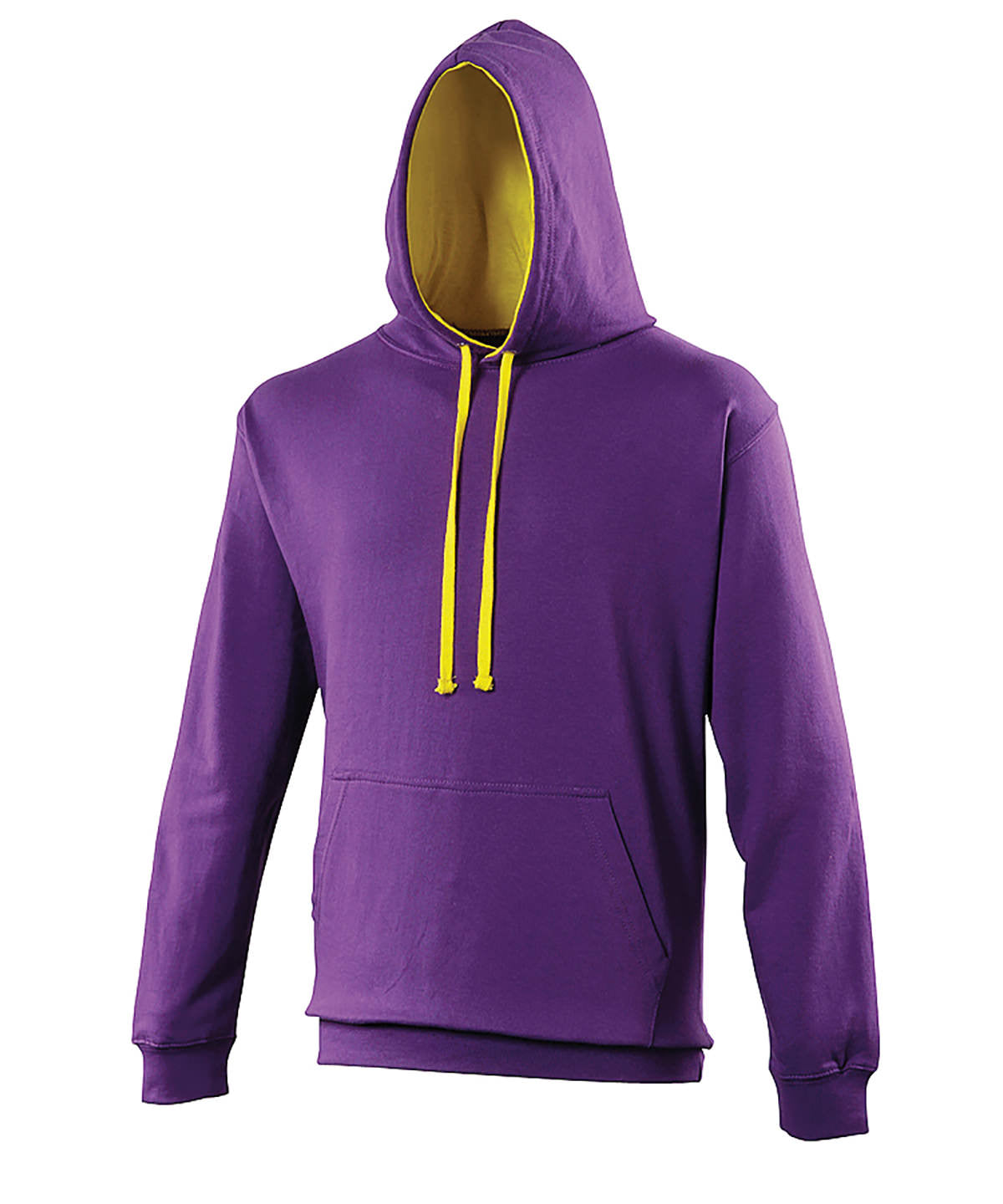 Varsity hoodie - M - Purple/Sun Yellow*