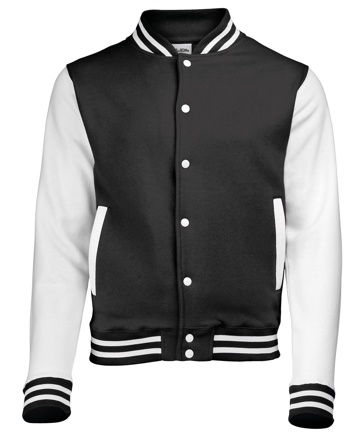 Varsity jacket - 2XL - Jet Black/White*